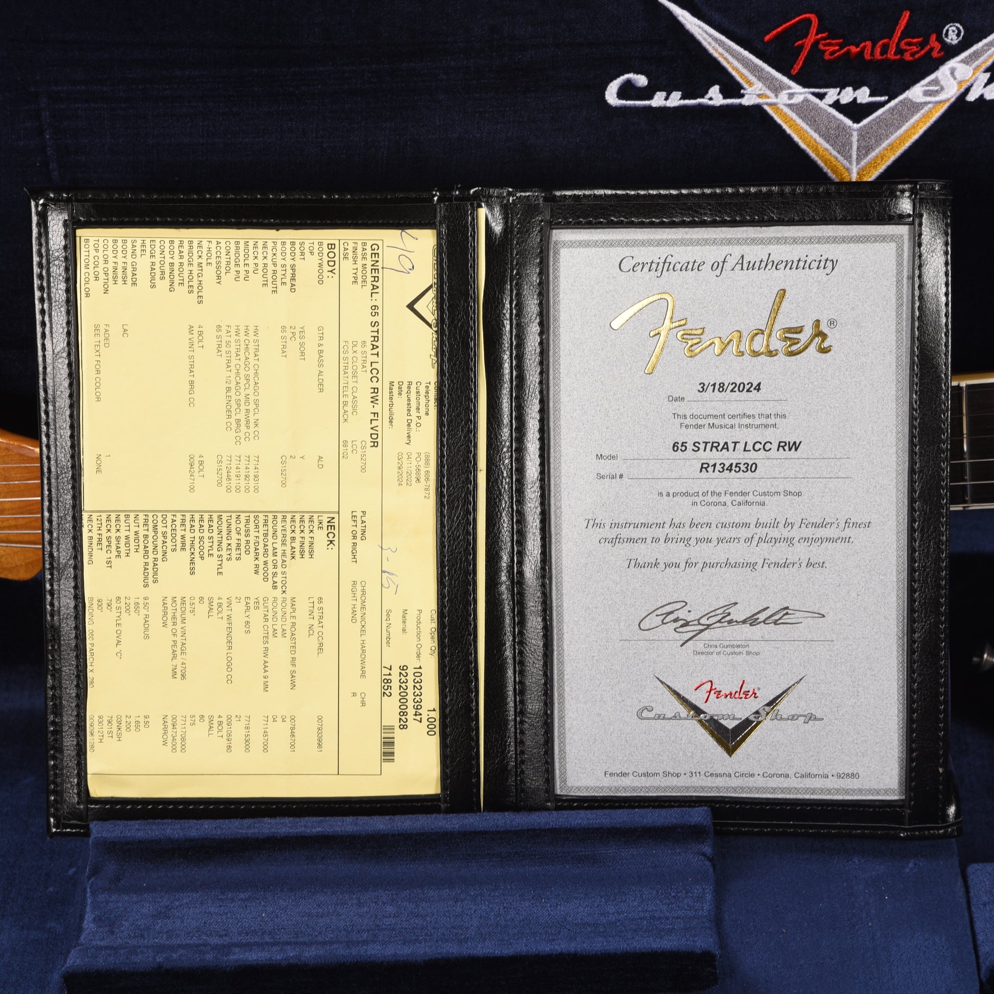 Fender Custom Shop 1965 Stratocaster "Chicago Special" Deluxe Closet Classic Faded Lavender w/Roasted Bound Neck Electric Guitars / Solid Body