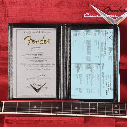 Fender Custom Shop 1965 Stratocaster "Chicago Special" Deluxe Closet Classic Super Aged Charcoal Frost Metallic Electric Guitars / Solid Body