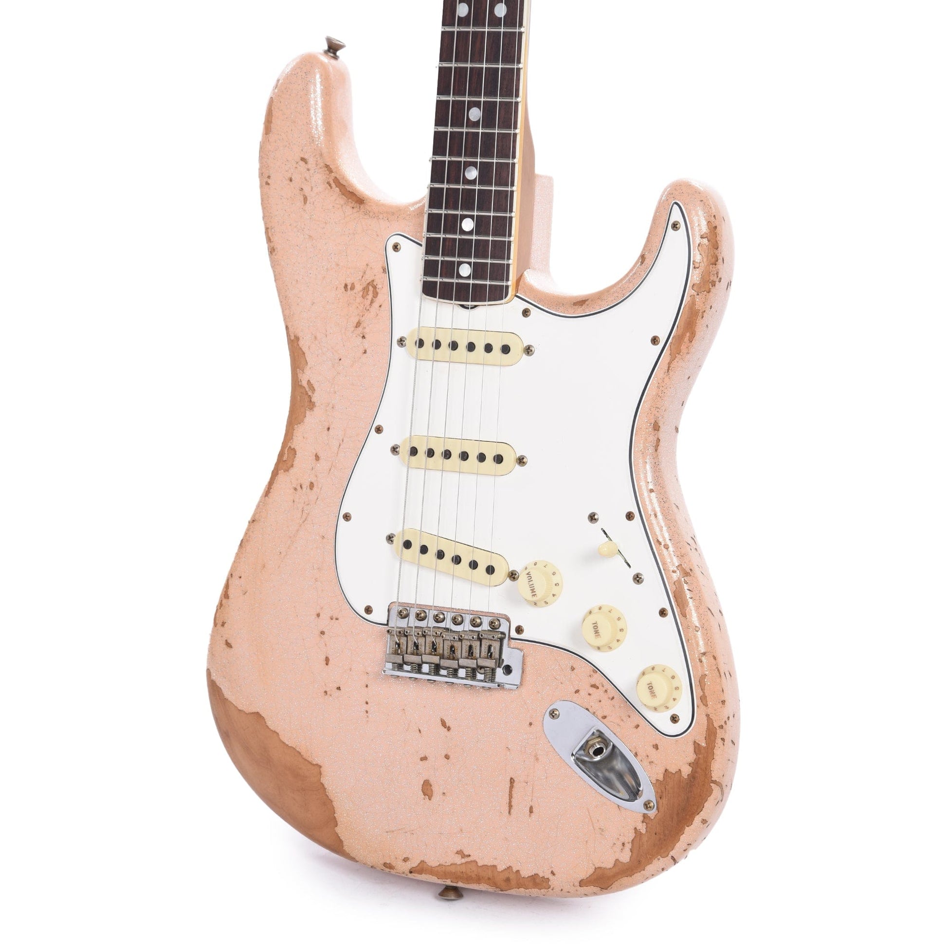 Fender Custom Shop 1965 Stratocaster "Chicago Special" Heavy Relic Faded/Aged Shell Pink Sparkle w/Roasted Bound Neck Electric Guitars / Solid Body
