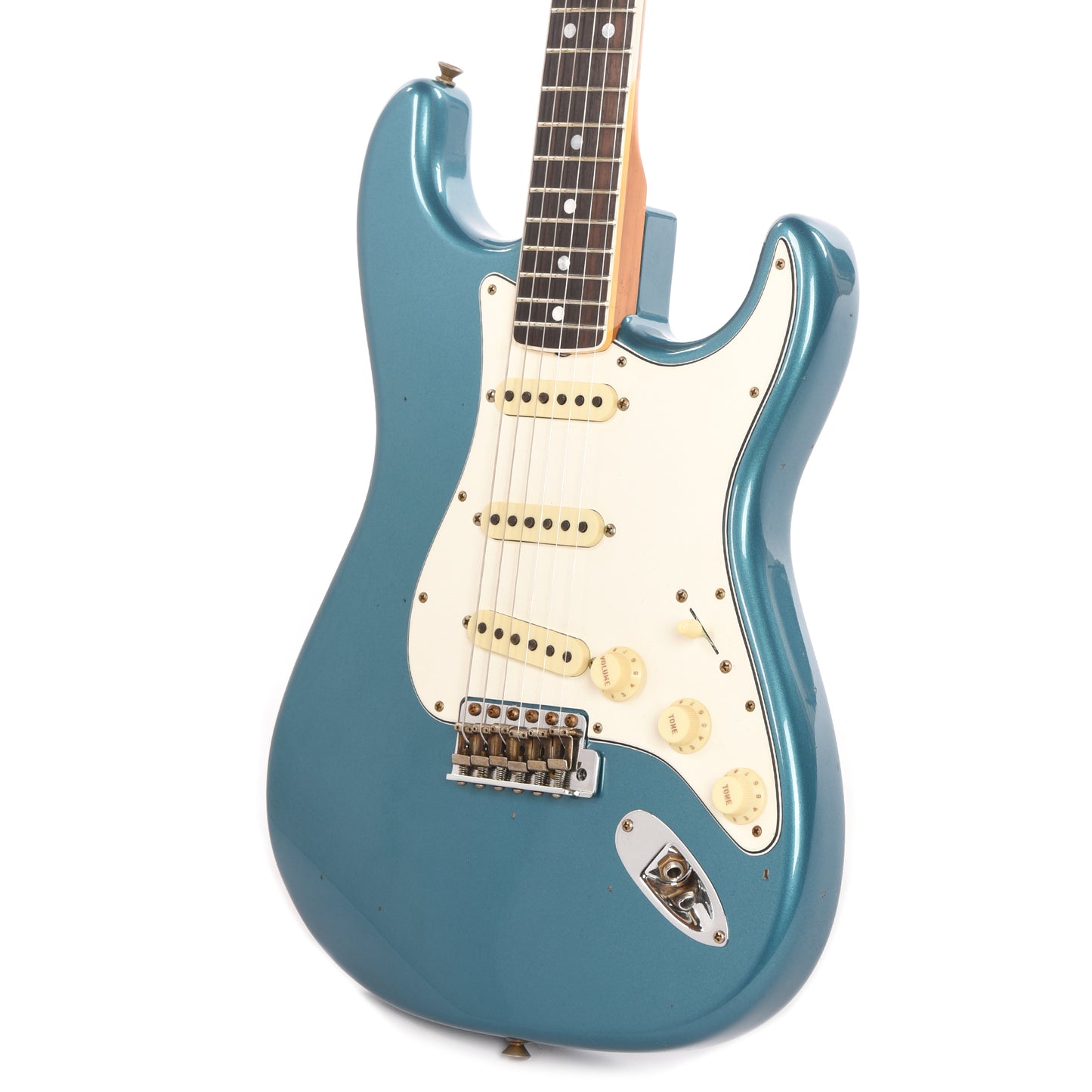 Fender Custom Shop 1965 Stratocaster "Chicago Special" Journeyman Aged Ocean Turquoise w/Roasted Bound Neck Electric Guitars / Solid Body