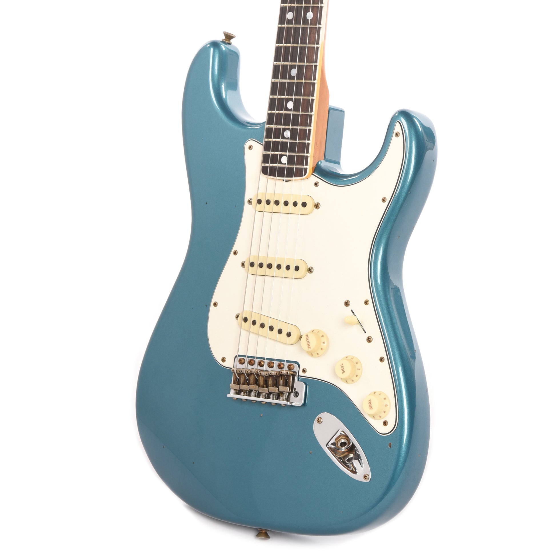 Fender Custom Shop 1965 Stratocaster "Chicago Special" Journeyman Aged Ocean Turquoise w/Roasted Bound Neck Electric Guitars / Solid Body