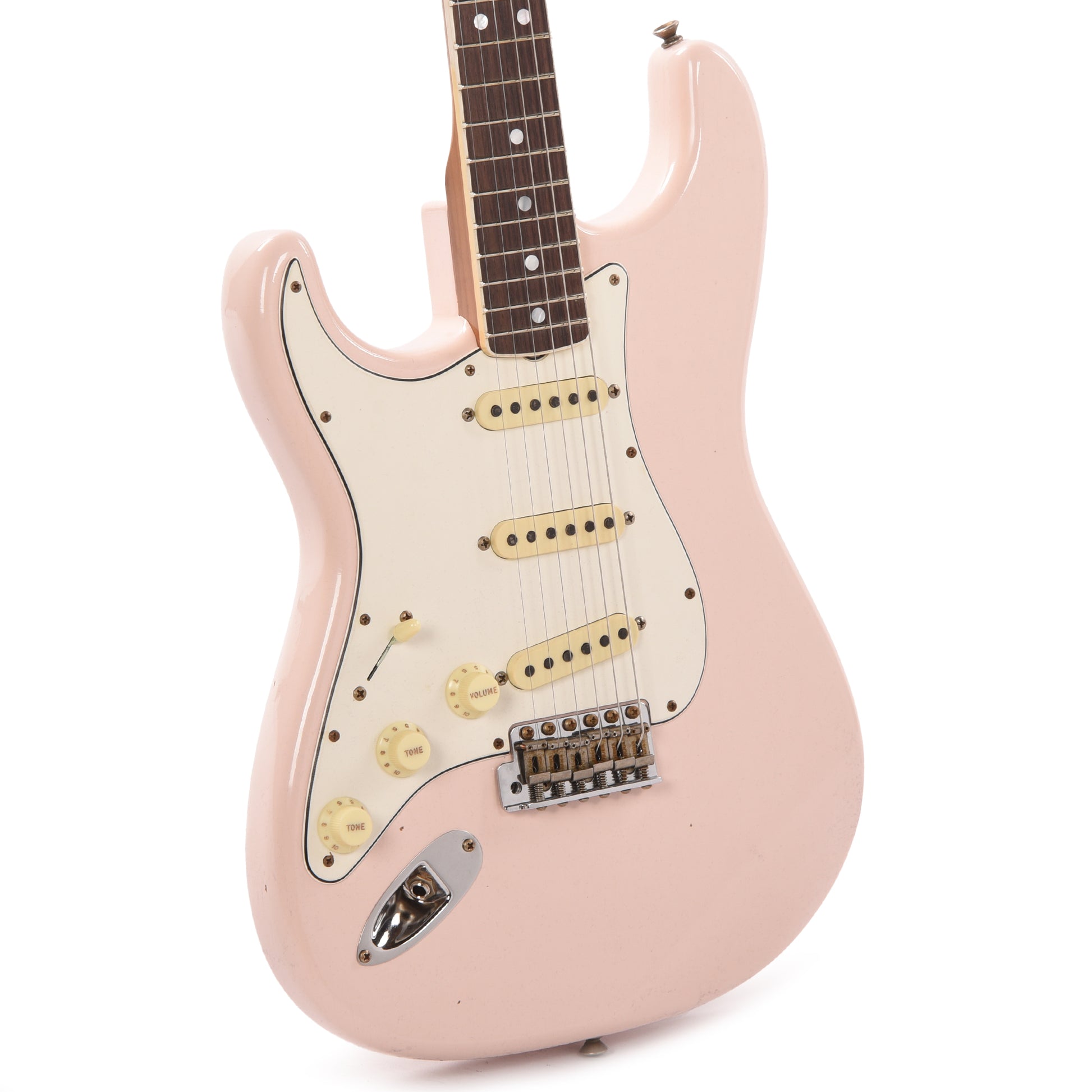 Fender Custom Shop 1965 Stratocaster "Chicago Special" LEFTY Journeyman Faded Shell Pink w/Roasted Bound Neck Electric Guitars / Solid Body