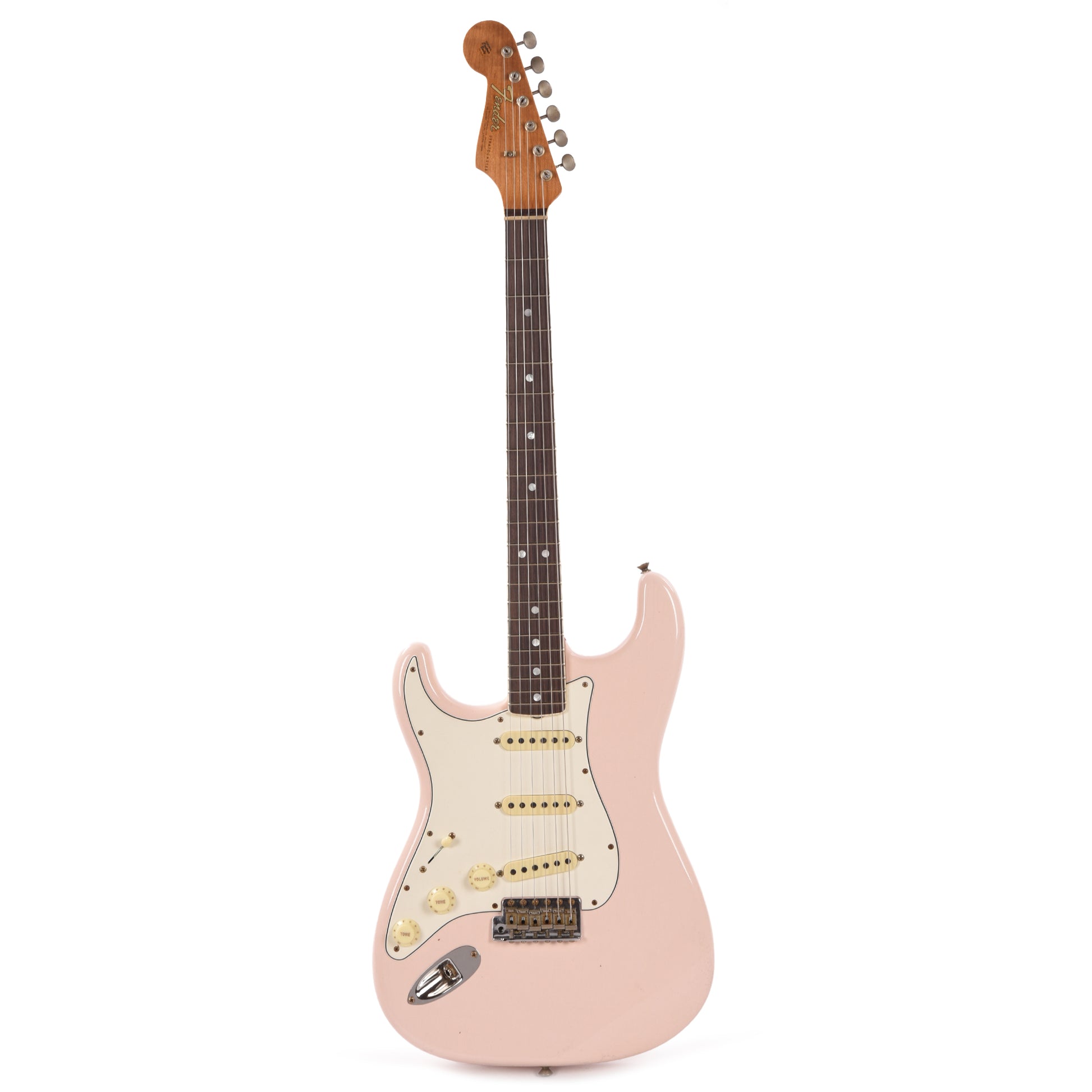 Fender Custom Shop 1965 Stratocaster "Chicago Special" LEFTY Journeyman Faded Shell Pink w/Roasted Bound Neck Electric Guitars / Solid Body