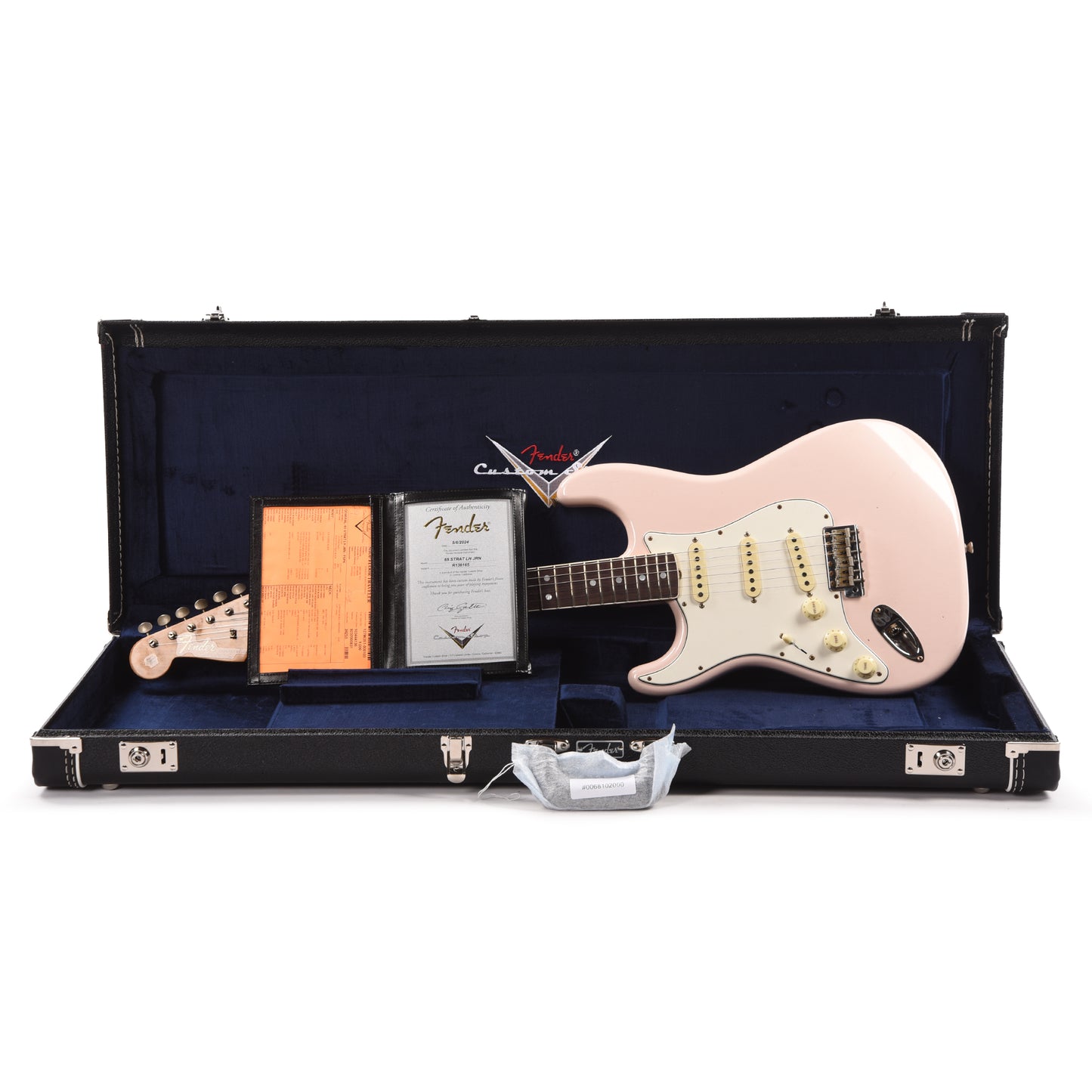 Fender Custom Shop 1965 Stratocaster "Chicago Special" LEFTY Journeyman Faded Shell Pink w/Roasted Bound Neck Electric Guitars / Solid Body