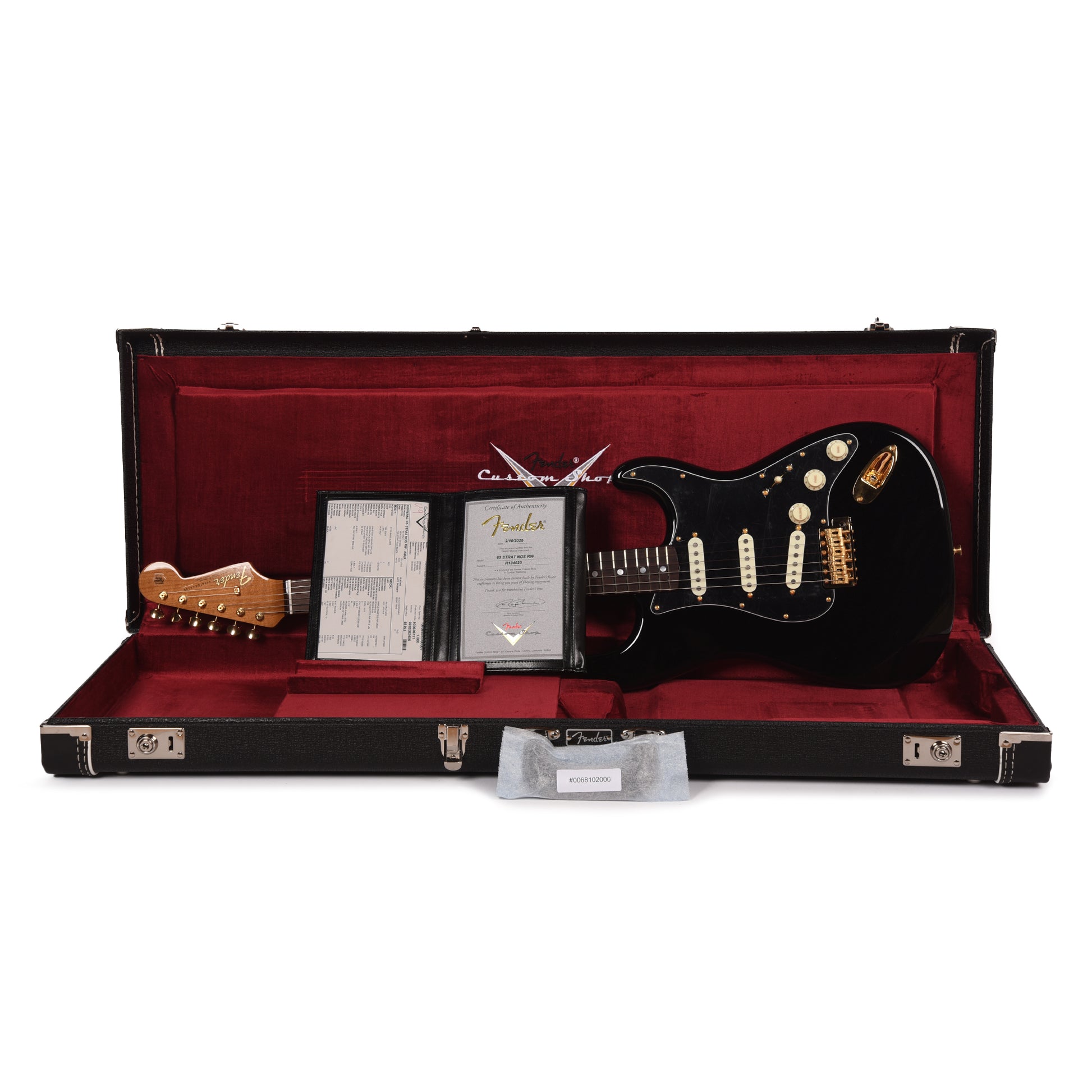 Fender Custom Shop 1965 Stratocaster "Chicago Special" NOS Aged Black Electric Guitars / Solid Body
