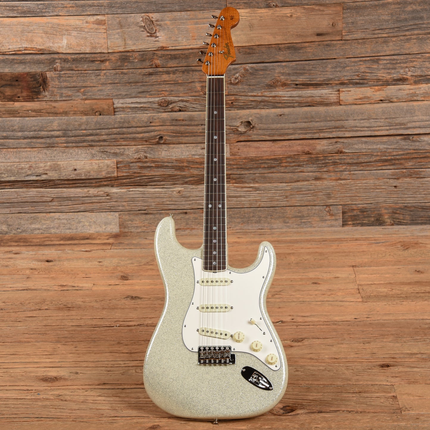 Fender Custom Shop 1965 Stratocaster "Chicago Special" NOS Olympic White Sparkle 2023 Electric Guitars / Solid Body