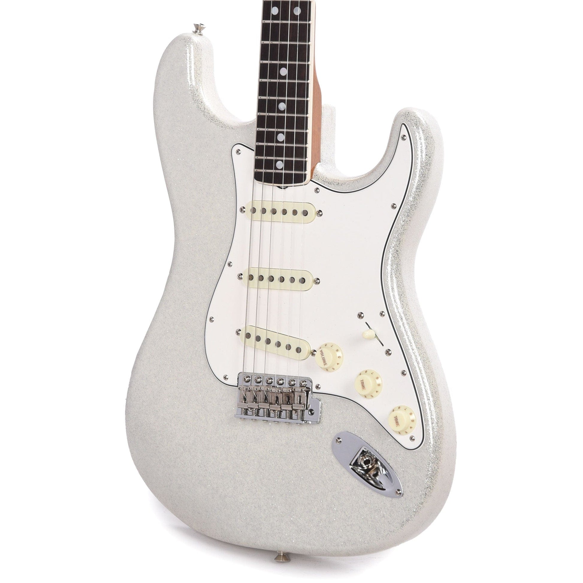 Fender Custom Shop 1965 Stratocaster "Chicago Special" NOS Olympic White Sparkle w/Roasted Bound Neck Electric Guitars / Solid Body