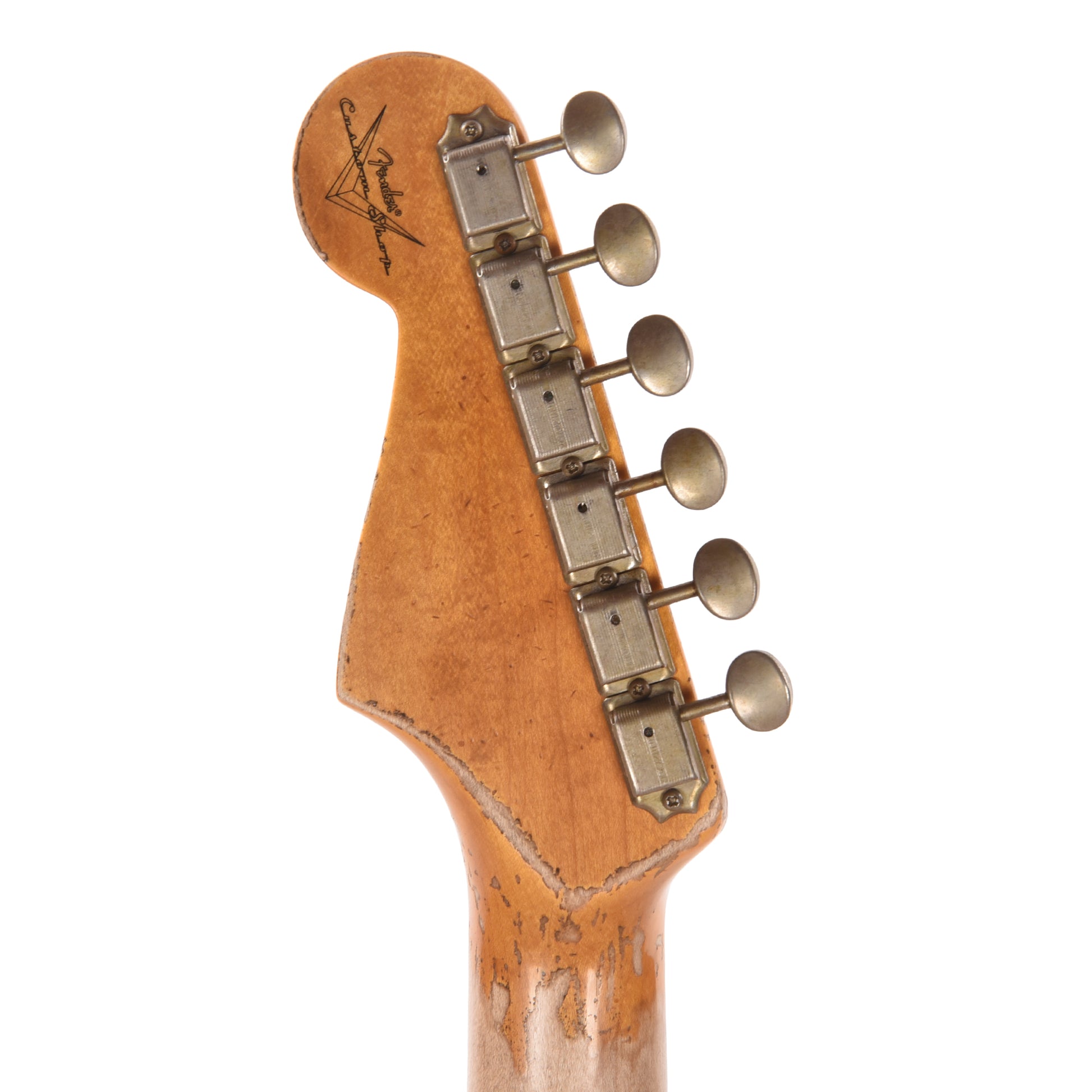 Fender Custom Shop 1965 Stratocaster Super Heavy Relic Super Faded Aged Firemist Silver over 3-Color Sunburst Electric Guitars / Solid Body