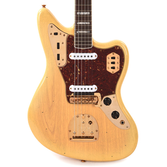 Fender Custom Shop 1966 Jaguar Ash Journeyman Relic Aged Natural Blonde w/Gold Hardware Electric Guitars / Solid Body
