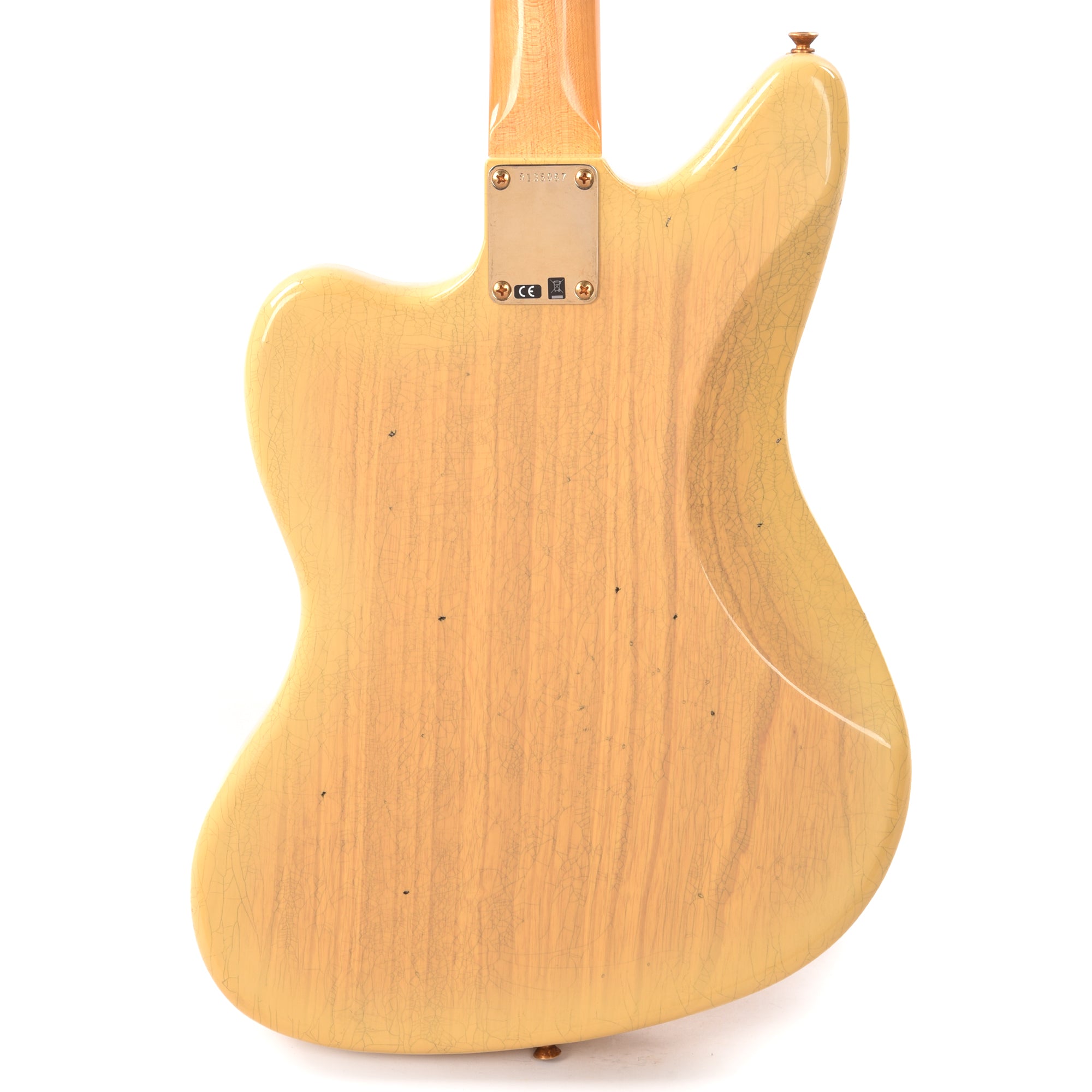 Fender Custom Shop 1966 Jaguar Ash Journeyman Relic Aged Natural Blonde w/Gold Hardware Electric Guitars / Solid Body