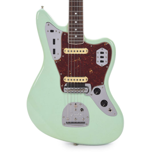 Fender Custom Shop 1966 Jaguar Deluxe Closet Classic Aged Surf Green Electric Guitars / Solid Body