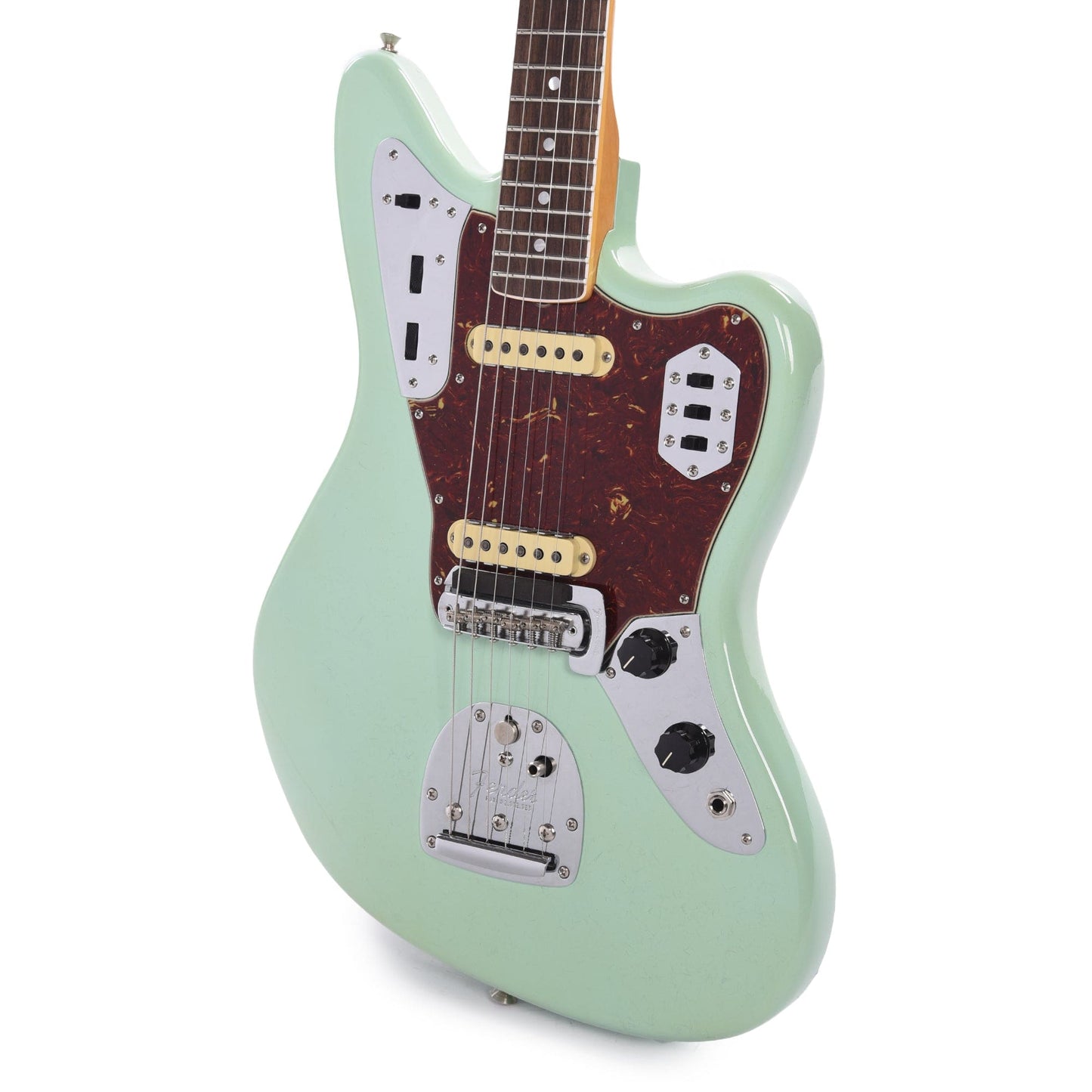 Fender Custom Shop 1966 Jaguar Deluxe Closet Classic Aged Surf Green Electric Guitars / Solid Body