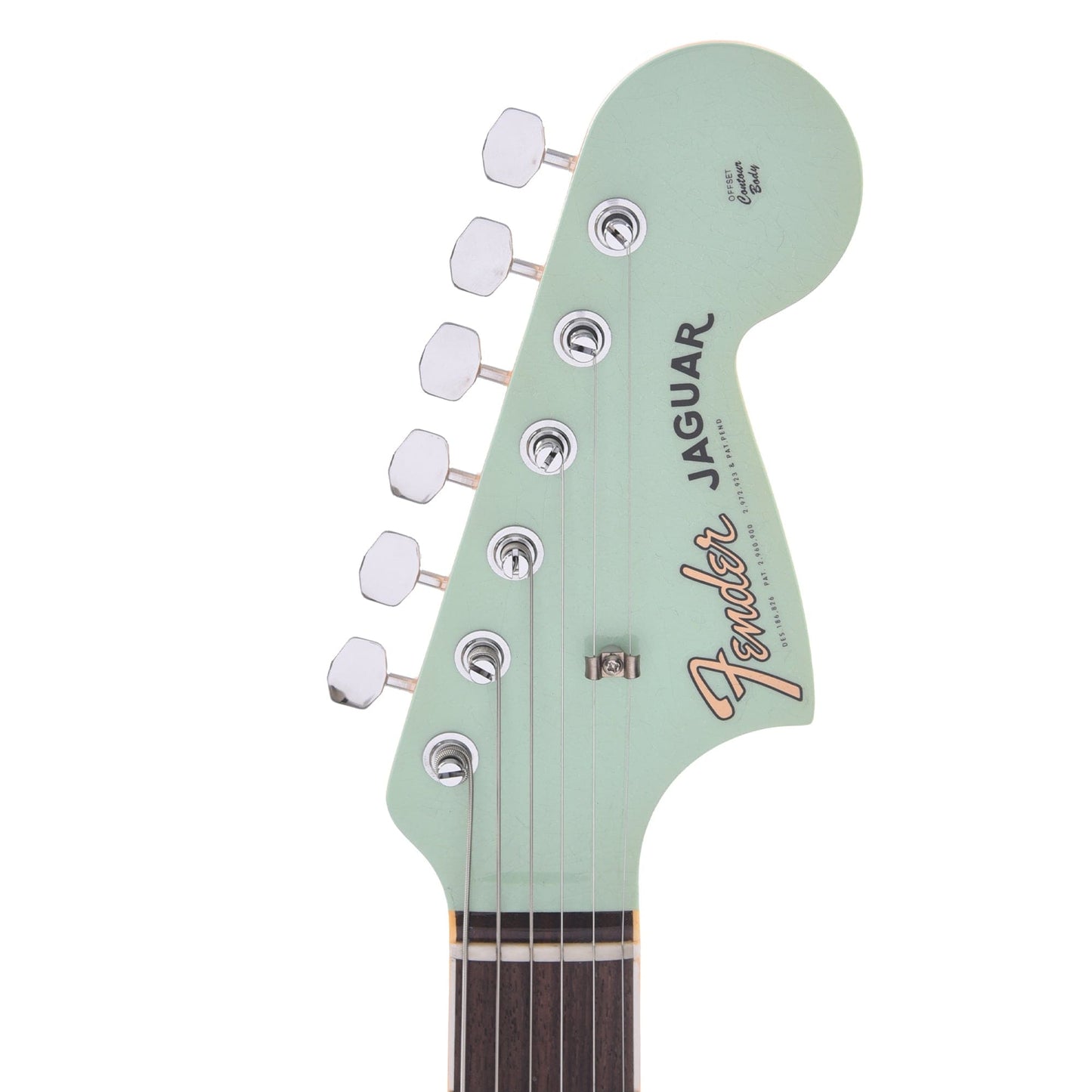Fender Custom Shop 1966 Jaguar Deluxe Closet Classic Aged Surf Green Electric Guitars / Solid Body