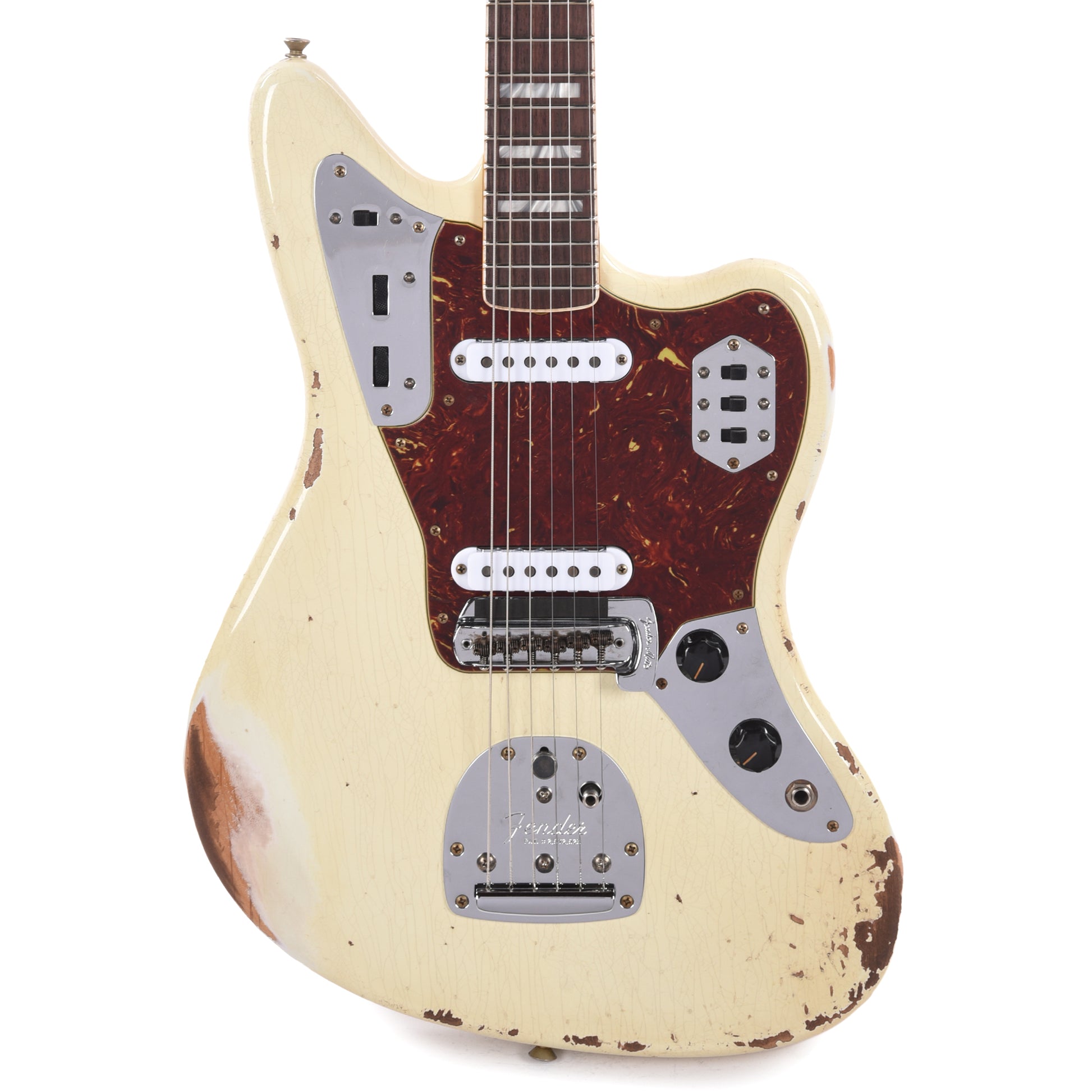 Fender Custom Shop 1966 Jaguar Heavy Relic Super Aged India Ivory 