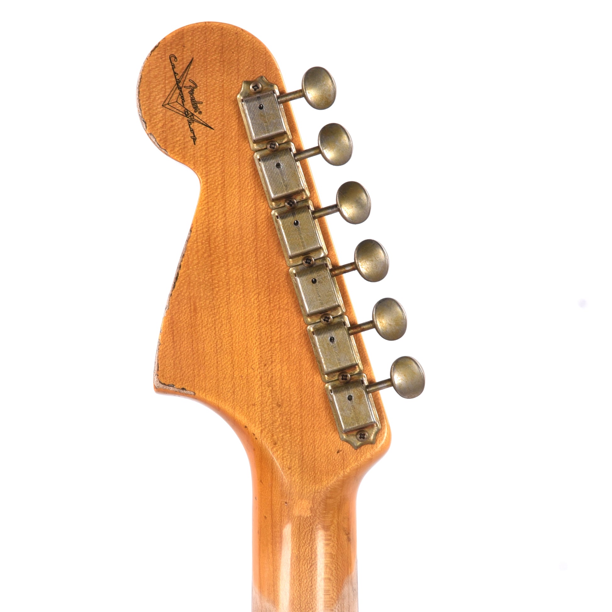 Fender Custom Shop 1966 Jaguar Heavy Relic Super Aged India Ivory Electric Guitars / Solid Body