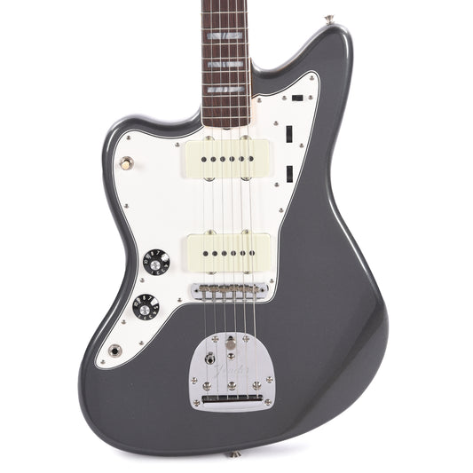 Fender Custom Shop 1966 Jazzmaster "Chicago Special" Deluxe Closet Classic Aged Charcoal Frost Metallic w/Matching Headcap LEFTY Electric Guitars / Solid Body