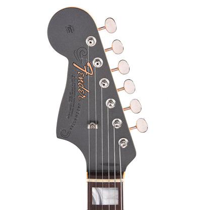 Fender Custom Shop 1966 Jazzmaster "Chicago Special" Deluxe Closet Classic Aged Charcoal Frost Metallic w/Matching Headcap LEFTY Electric Guitars / Solid Body