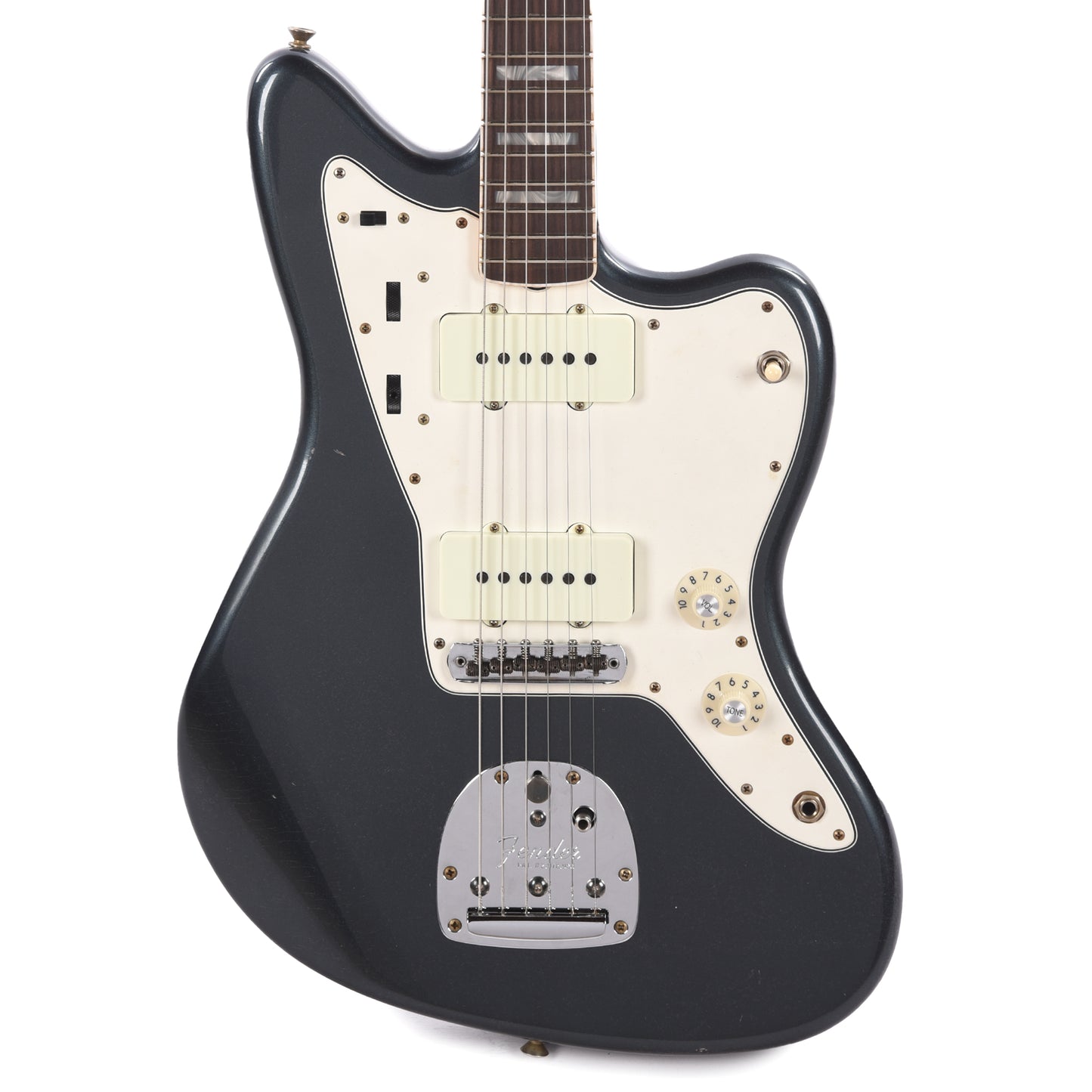 Fender Custom Shop 1966 Jazzmaster "Chicago Special" Journeyman Relic Aged Dark Lake Placid Blue w/Painted Headcap Electric Guitars / Solid Body