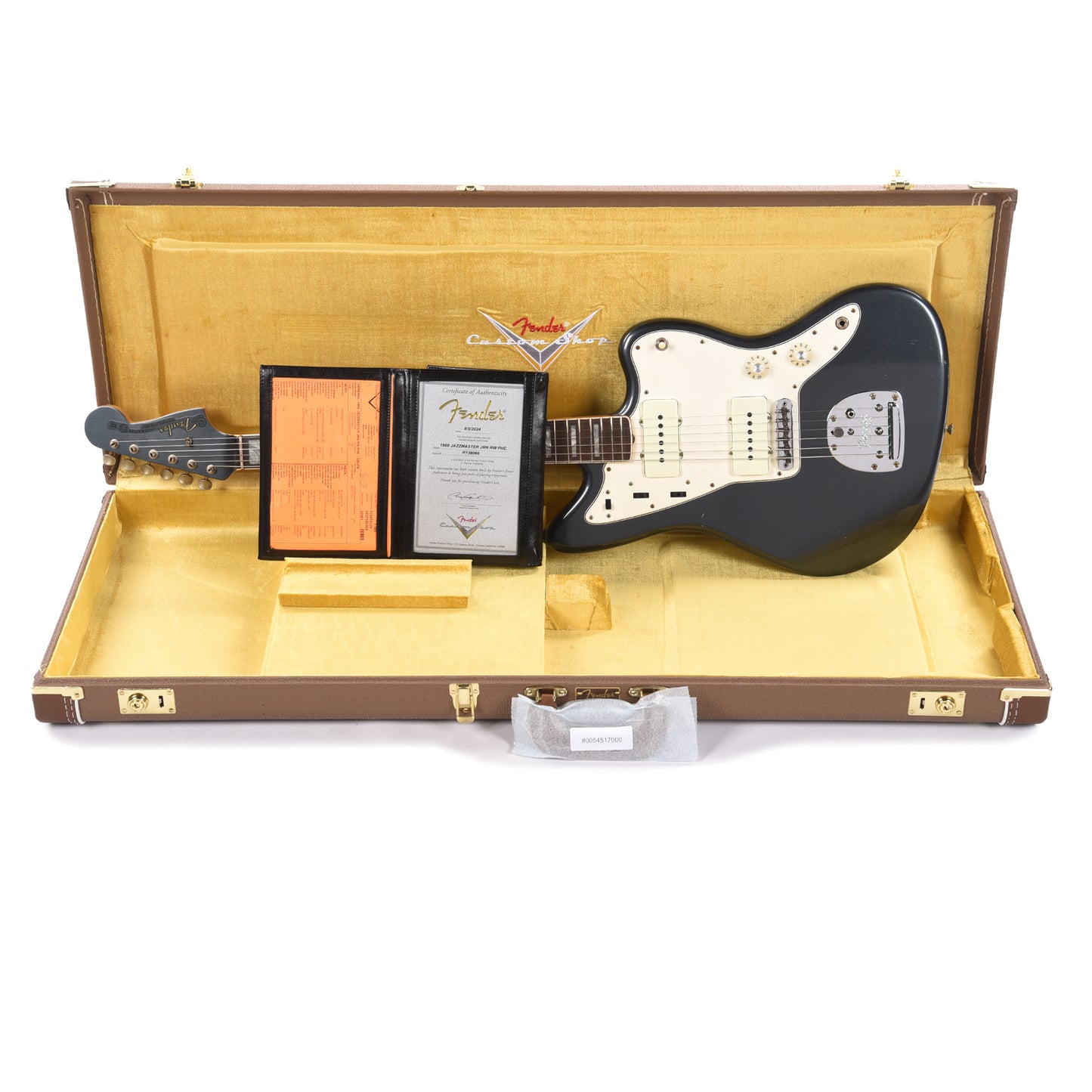 Fender Custom Shop 1966 Jazzmaster "Chicago Special" Journeyman Relic Aged Dark Lake Placid Blue w/Painted Headcap Electric Guitars / Solid Body