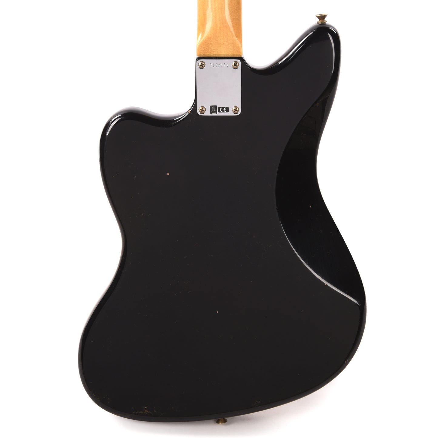Fender Custom Shop 1966 Jazzmaster "Chicago Special" Journeyman Relic Faded Aged Black w/Painted Headcap Electric Guitars / Solid Body