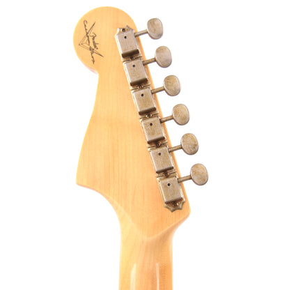Fender Custom Shop 1966 Jazzmaster "Chicago Special" Journeyman Relic Faded Aged Black w/Painted Headcap Electric Guitars / Solid Body