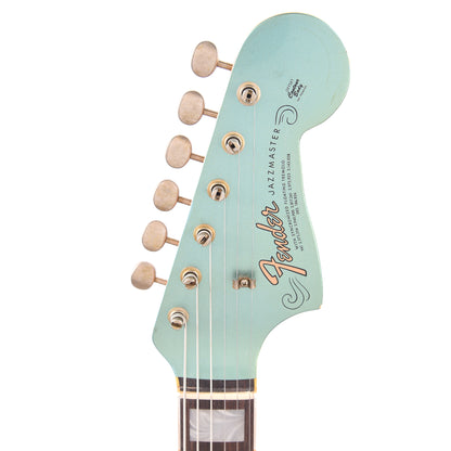 Fender Custom Shop 1966 Jazzmaster "Chicago Special" Journeyman Relic Super Aged Teal Green Metallic w/Matching Headcap Electric Guitars / Solid Body