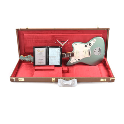 Fender Custom Shop 1966 Jazzmaster "Chicago Special" Journeyman Relic Super Aged Teal Green Metallic w/Matching Headcap Electric Guitars / Solid Body