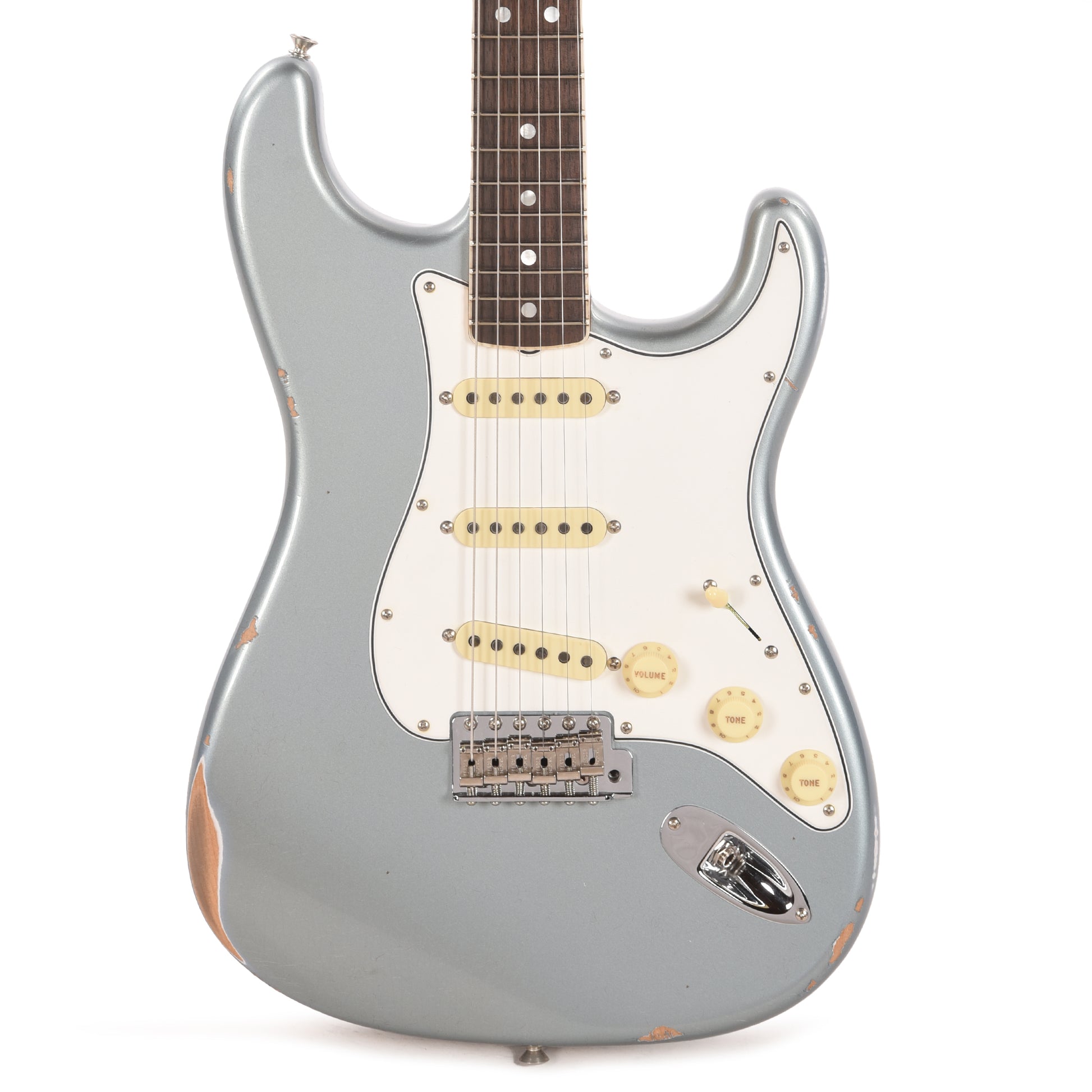 Fender Custom Shop 1967 Stratocaster Relic with Closet Classic Hardware Aged Blue Ice Metallic Electric Guitars / Solid Body