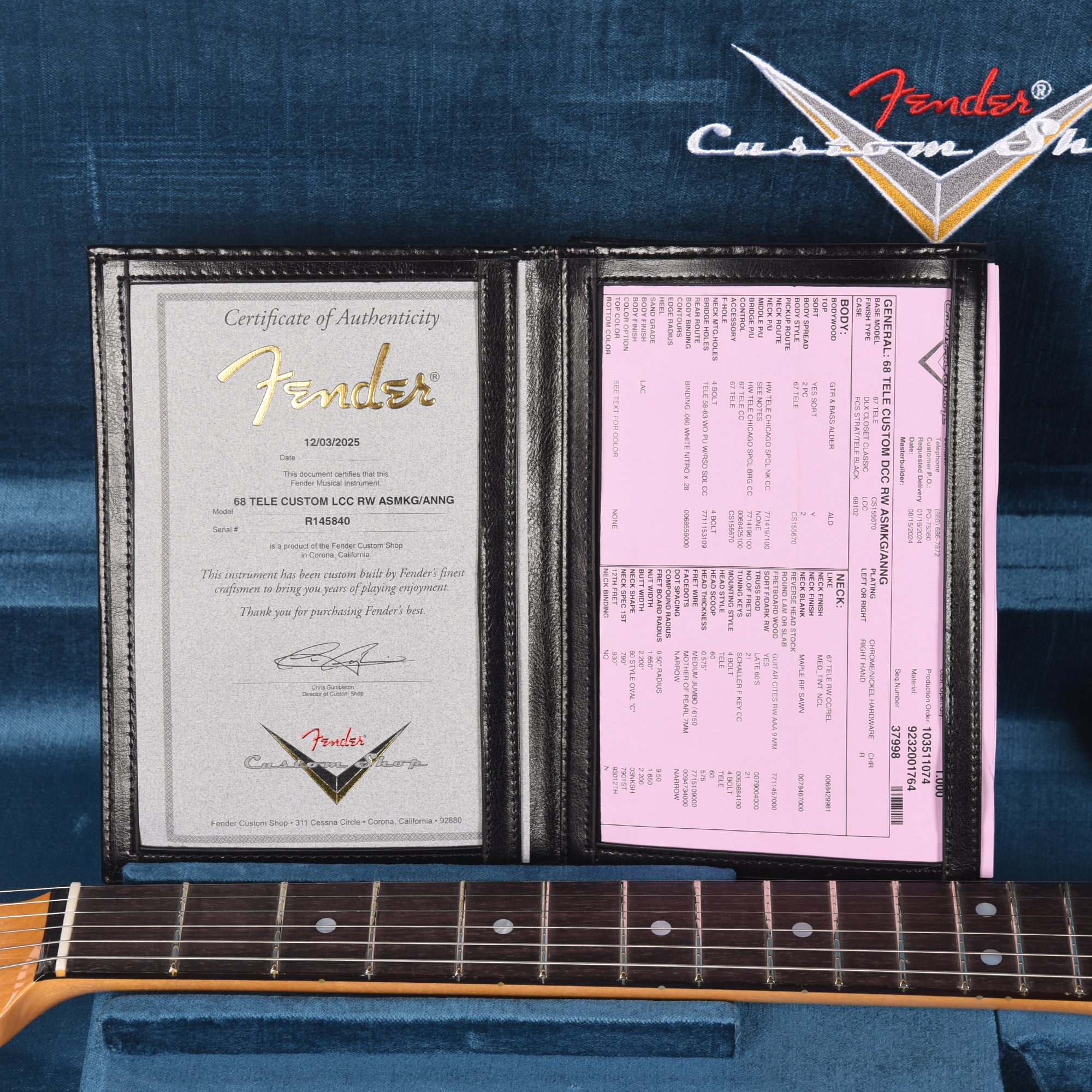 Fender Custom Shop 1968 Custom Telecaster 