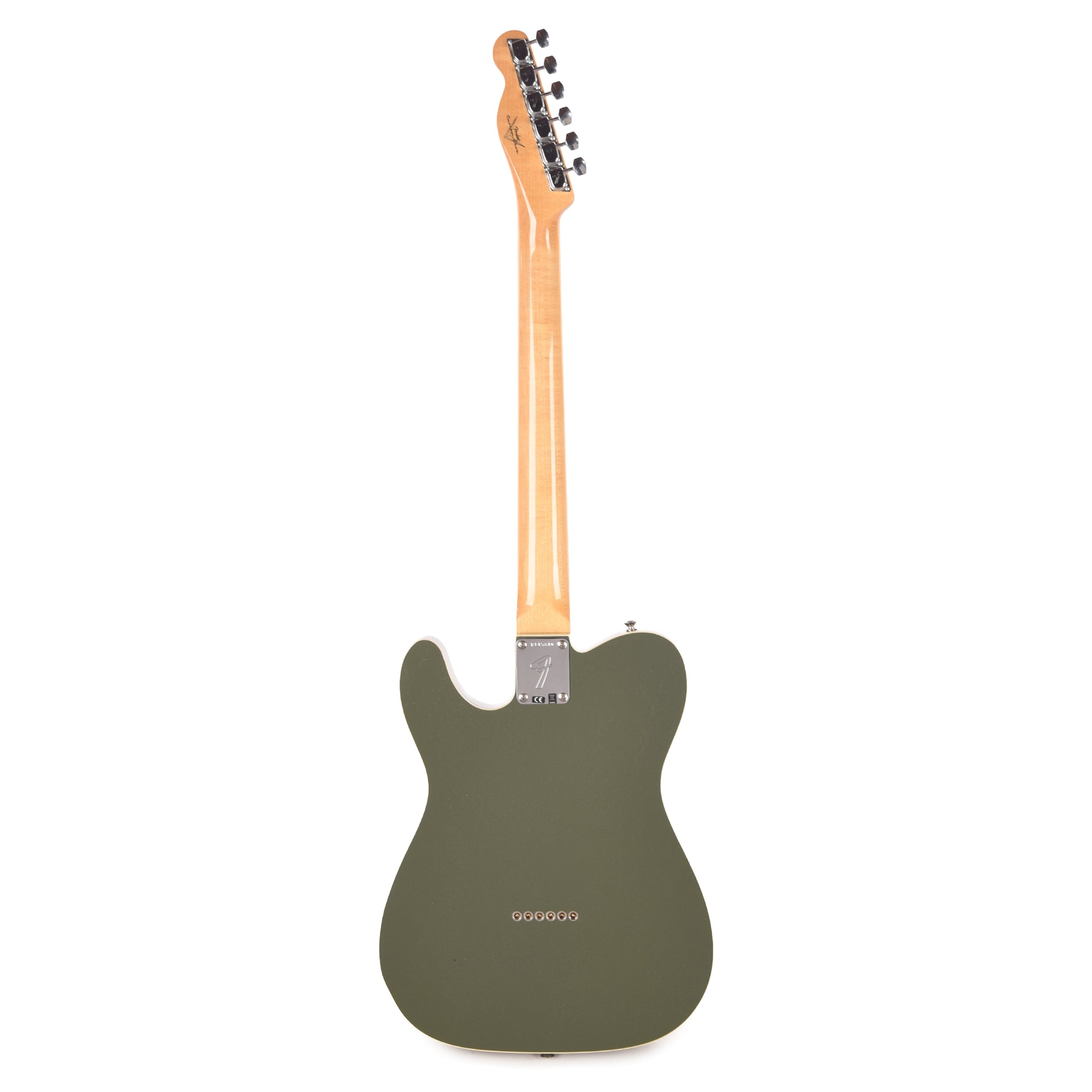 Fender Custom Shop 1968 Custom Telecaster "Chicago Special" Deluxe Closet Classic Aged Smoke Green Top w/Anniversary Green Back & Side Electric Guitars / Solid Body