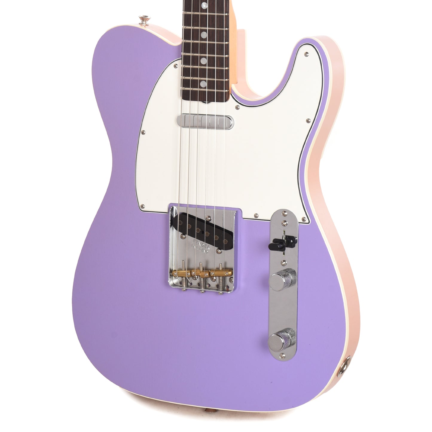 Fender Custom Shop 1968 Custom Telecaster "Chicago Special" Deluxe Closet Classic Super Faded/Aged Lavender Top & Back w/Shell Pink Side Electric Guitars / Solid Body