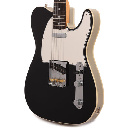 Fender Custom Shop 1968 Custom Telecaster "Chicago Special" NOS Aged Black Top & Back w/Inca Silver Side Electric Guitars / Solid Body