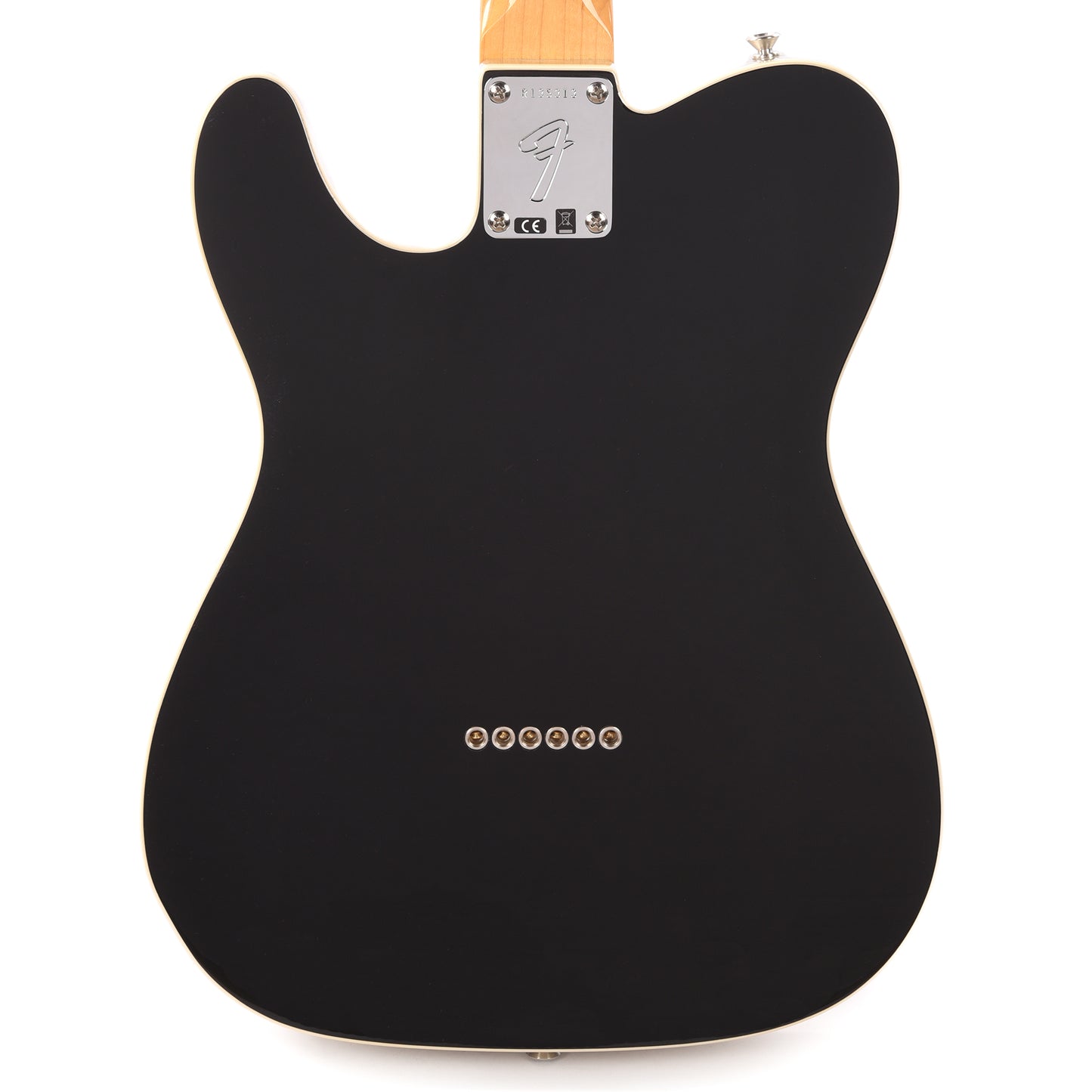 Fender Custom Shop 1968 Custom Telecaster "Chicago Special" NOS Aged Black Top & Back w/Inca Silver Side Electric Guitars / Solid Body