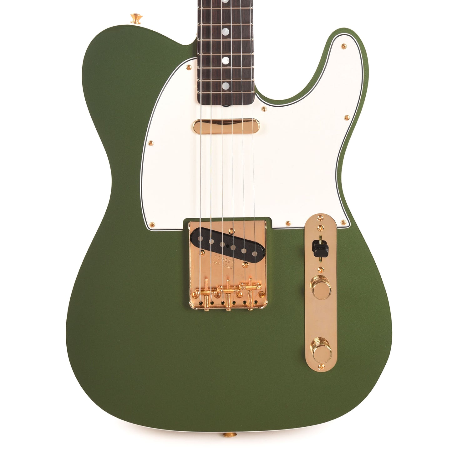 Fender Custom Shop 1968 Custom Telecaster "Chicago Special" NOS Aged Cadillac Green Top & Back w/Aztec Gold Side Electric Guitars / Solid Body