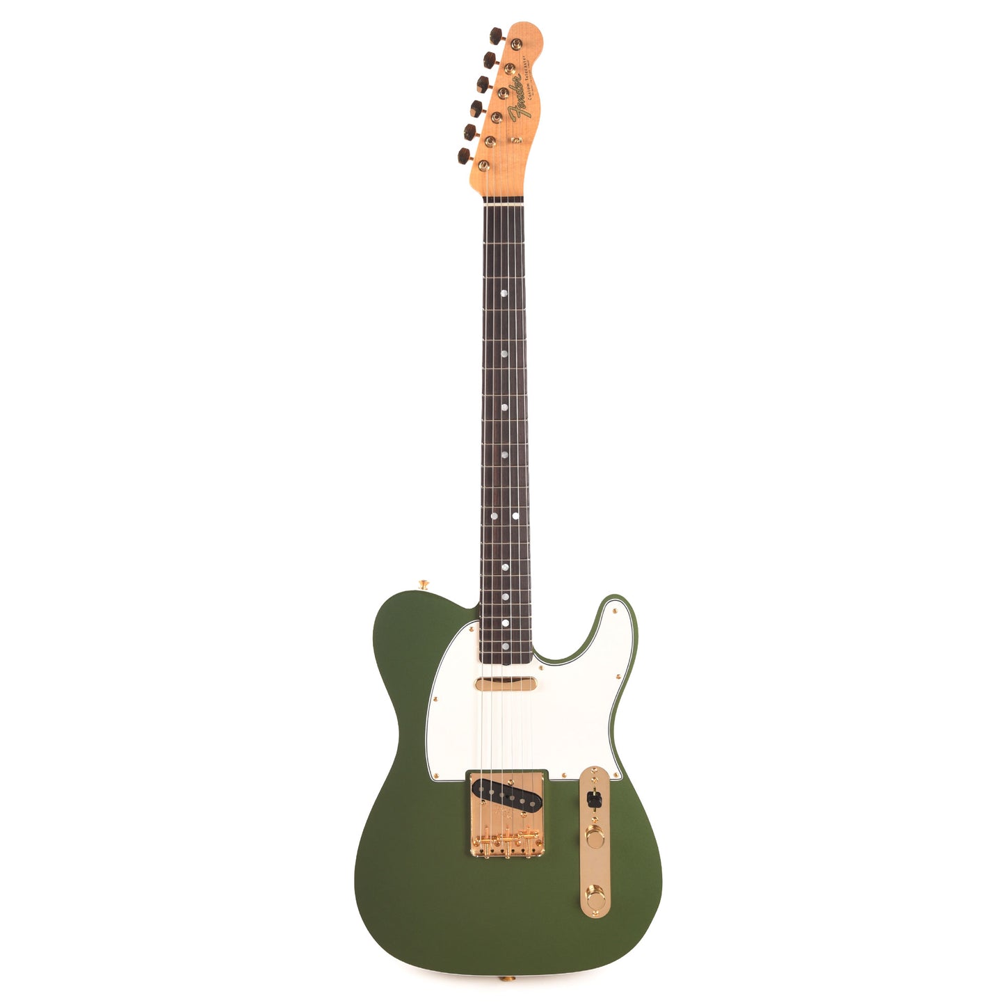 Fender Custom Shop 1968 Custom Telecaster "Chicago Special" NOS Aged Cadillac Green Top & Back w/Aztec Gold Side Electric Guitars / Solid Body