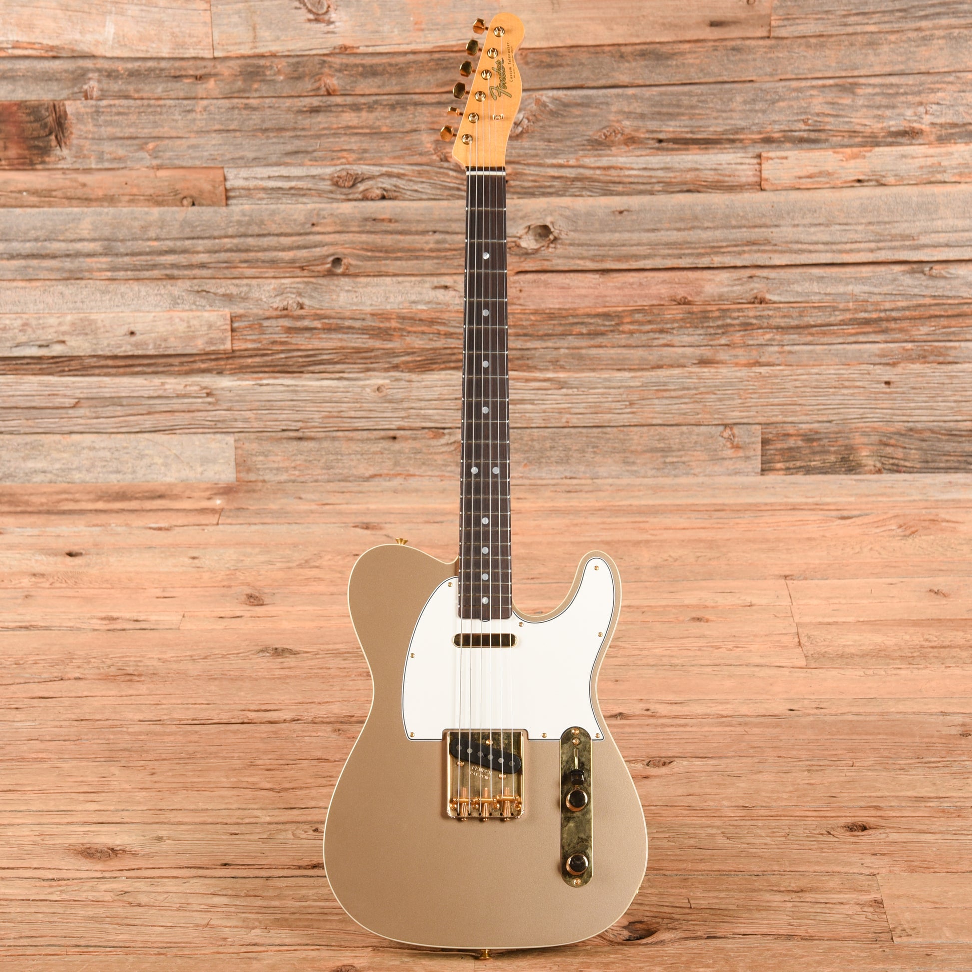 Fender Custom Shop 1968 Custom Telecaster "Chicago Special" NOS Aged Shoreline Gold Top & Back w/Cadillac Green Side 2025 Electric Guitars / Solid Body