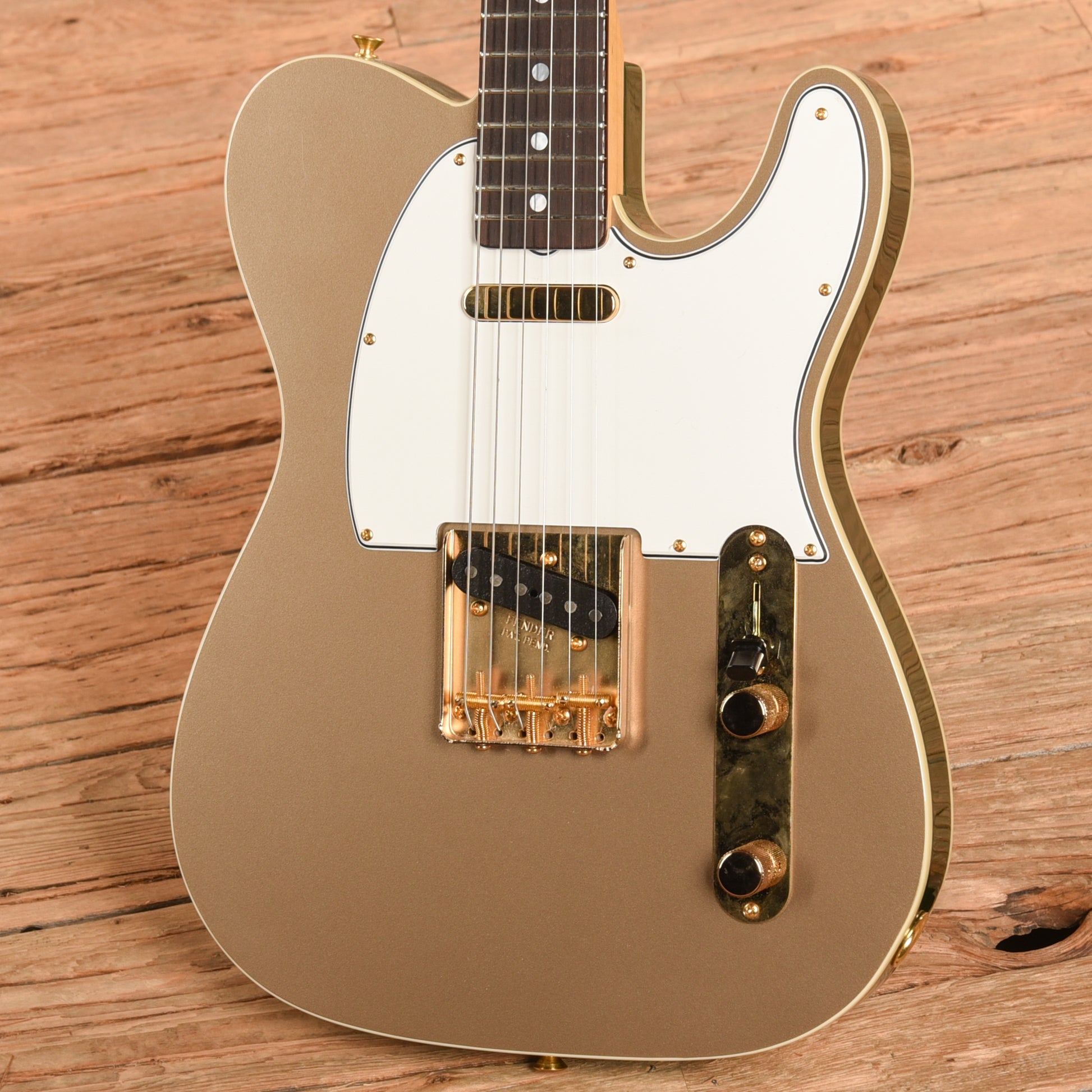 Fender Custom Shop 1968 Custom Telecaster "Chicago Special" NOS Aged Shoreline Gold Top & Back w/Cadillac Green Side 2025 Electric Guitars / Solid Body