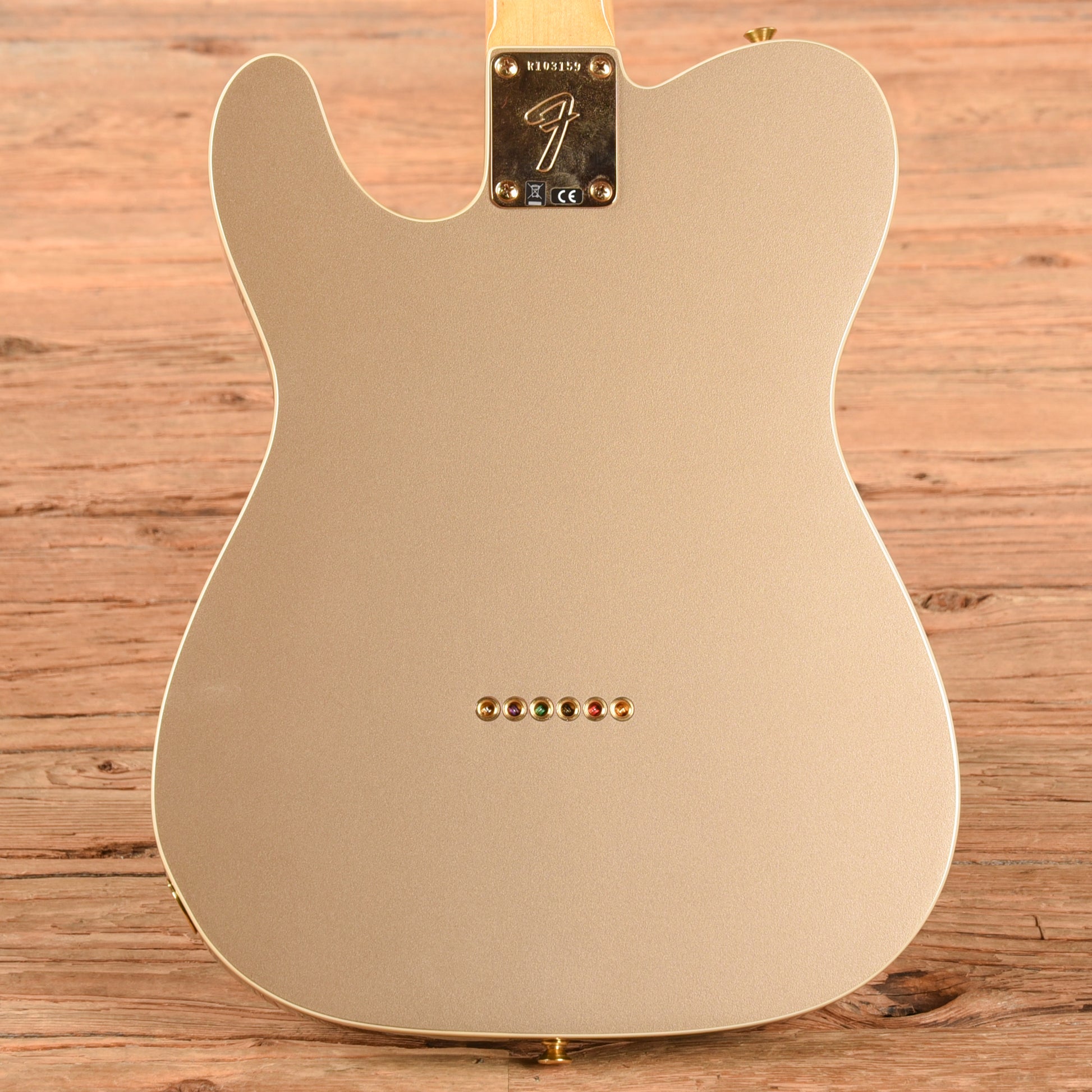 Fender Custom Shop 1968 Custom Telecaster "Chicago Special" NOS Aged Shoreline Gold Top & Back w/Cadillac Green Side 2025 Electric Guitars / Solid Body