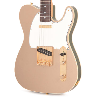 Fender Custom Shop 1968 Custom Telecaster "Chicago Special" NOS Aged Shoreline Gold Top & Back w/Cadillac Green Side Electric Guitars / Solid Body