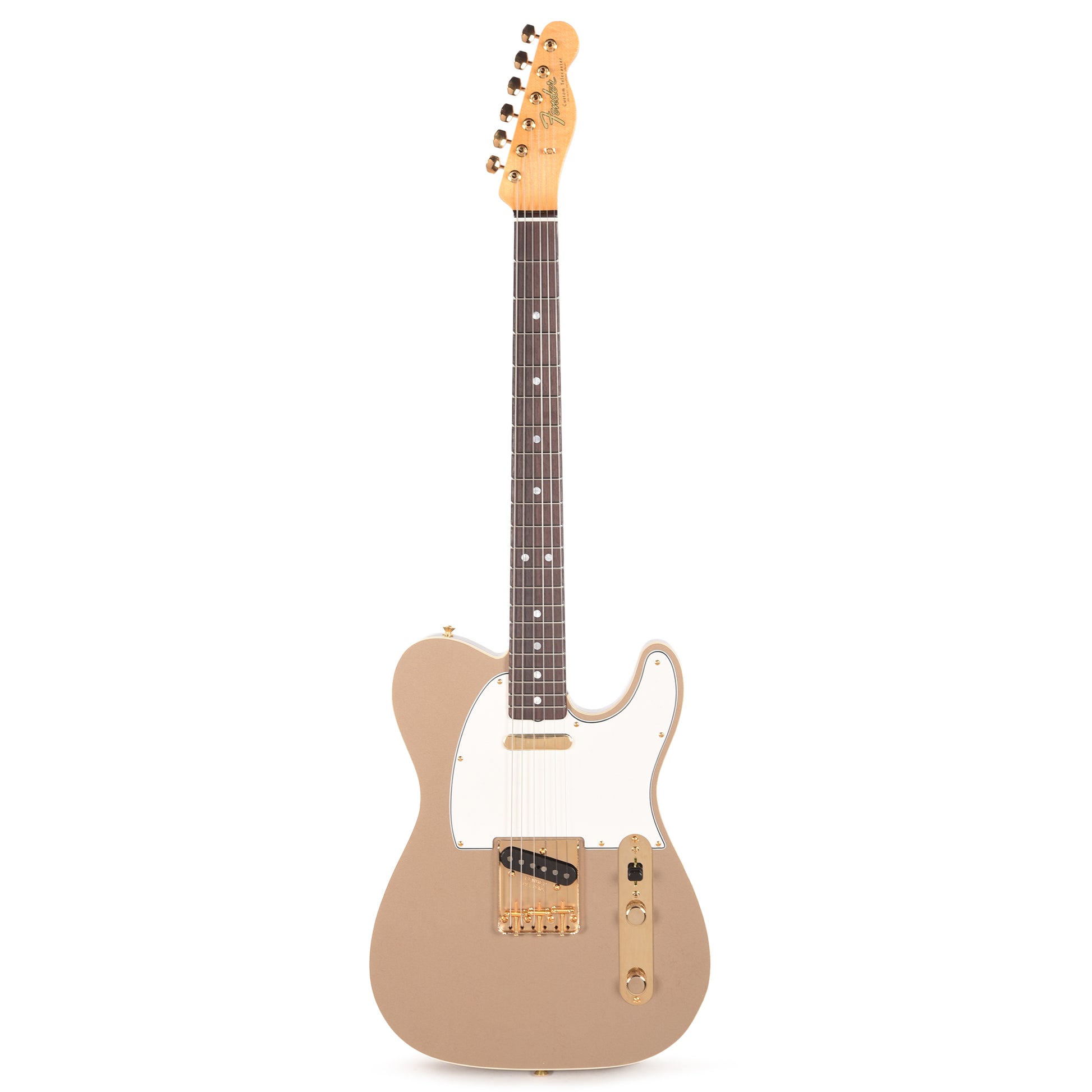 Fender Custom Shop 1968 Custom Telecaster "Chicago Special" NOS Aged Shoreline Gold Top & Back w/Cadillac Green Side Electric Guitars / Solid Body