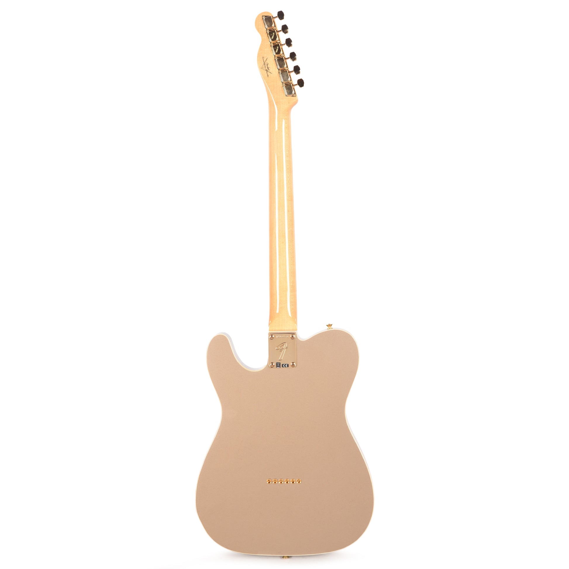 Fender Custom Shop 1968 Custom Telecaster "Chicago Special" NOS Aged Shoreline Gold Top & Back w/Cadillac Green Side Electric Guitars / Solid Body