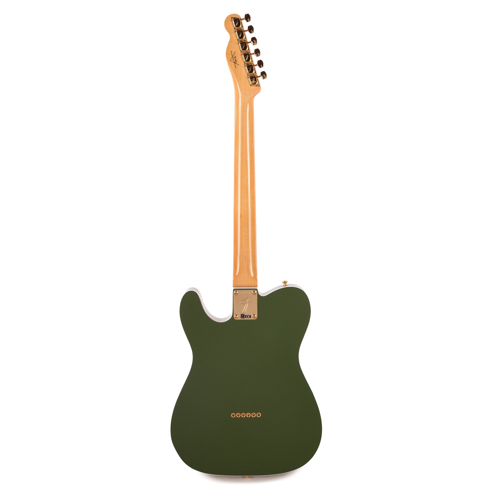 Fender Custom Shop 1968 Custom Telecaster "Chicago Special" NOS Cadillac Green Top & Back w/Shoreline Gold Side Electric Guitars / Solid Body