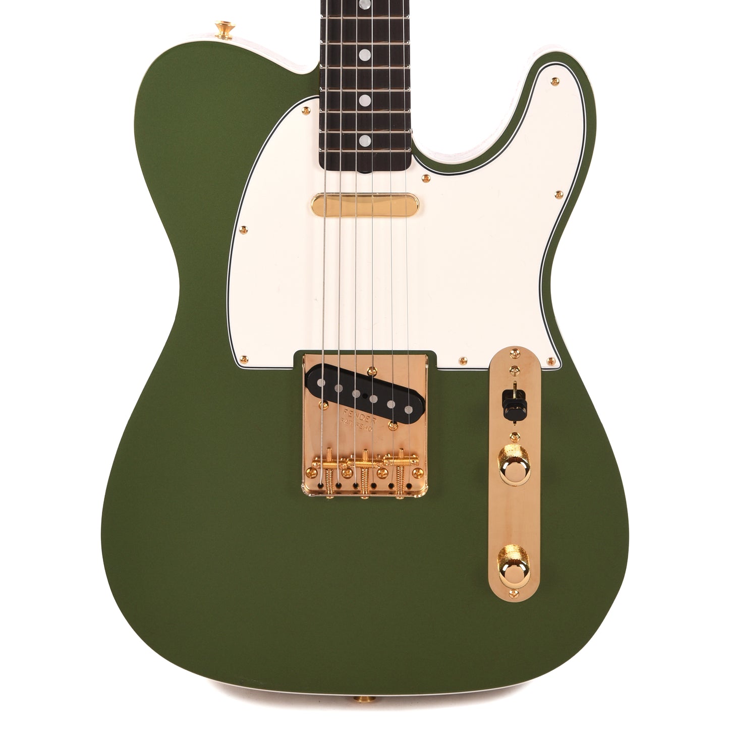 Fender Custom Shop 1968 Custom Telecaster "Chicago Special" NOS Cadillac Green Top & Back w/Shoreline Gold Side Electric Guitars / Solid Body