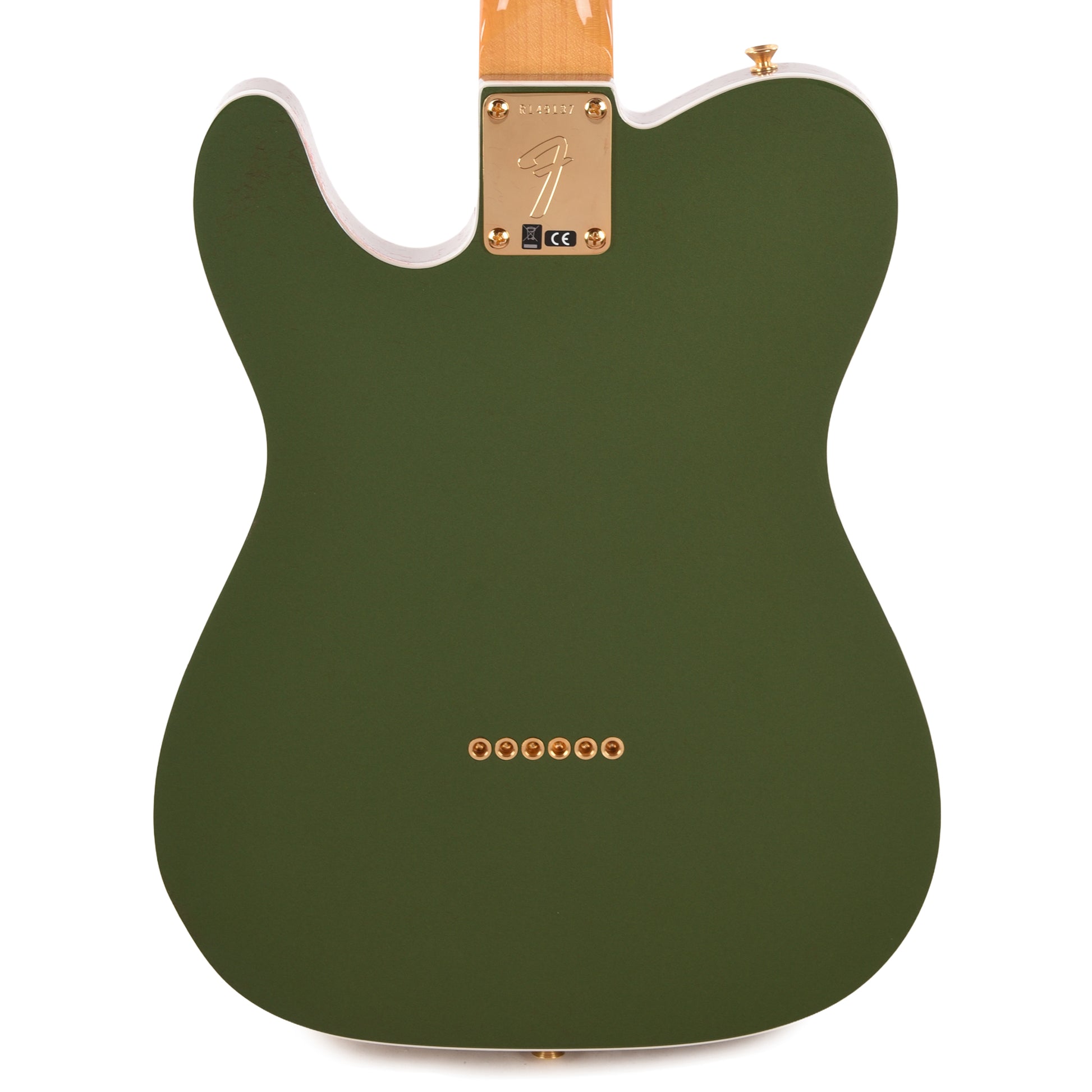 Fender Custom Shop 1968 Custom Telecaster "Chicago Special" NOS Cadillac Green Top & Back w/Shoreline Gold Side Electric Guitars / Solid Body