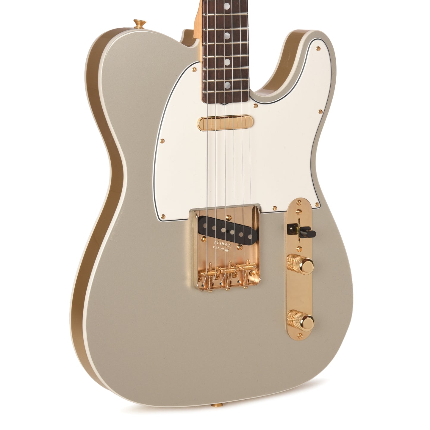 Fender Custom Shop 1968 Custom Telecaster "Chicago Special" NOS Inca Silver Top & Back w/Aztec Gold Side Electric Guitars / Solid Body