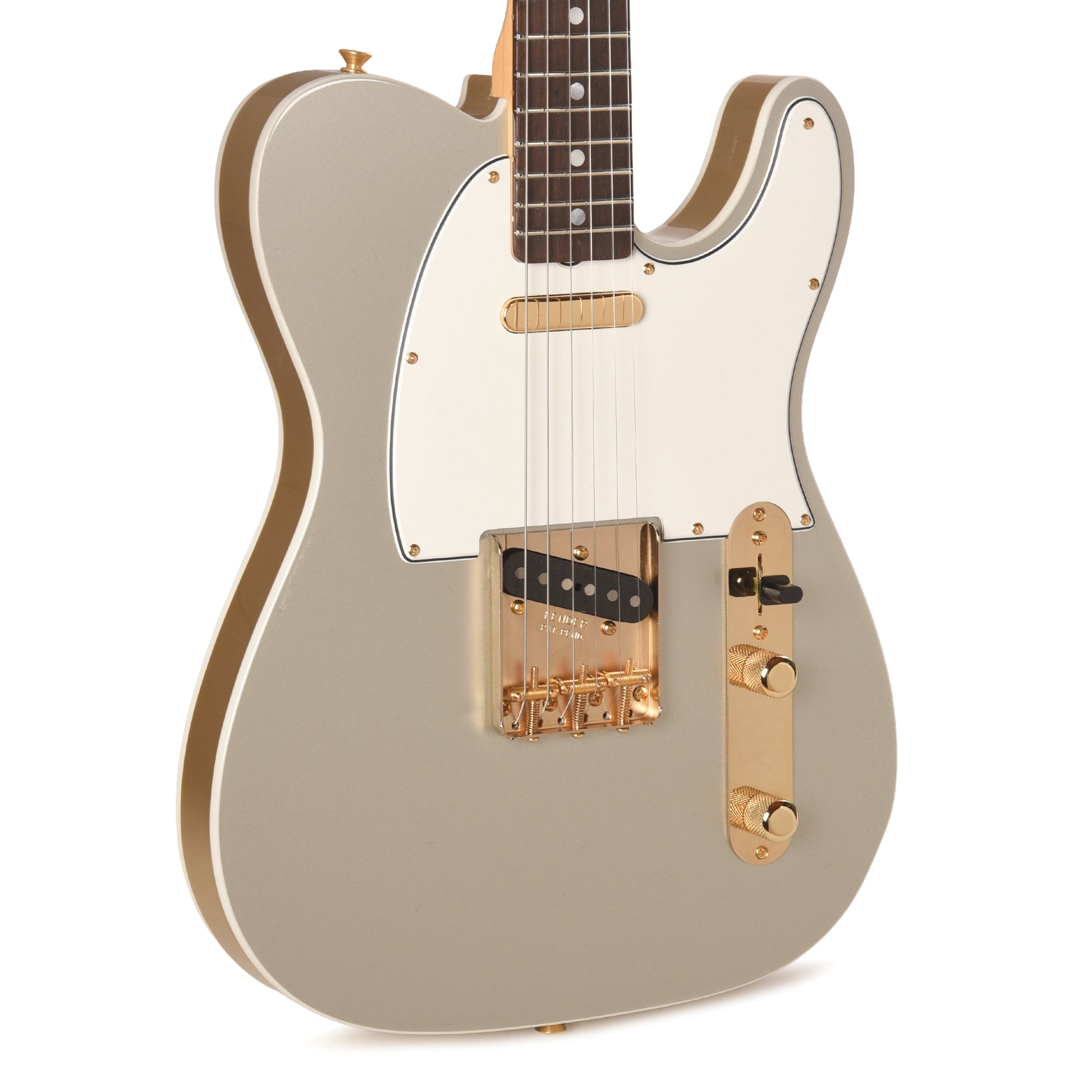 Fender Custom Shop 1968 Custom Telecaster "Chicago Special" NOS Inca Silver Top & Back w/Aztec Gold Side Electric Guitars / Solid Body