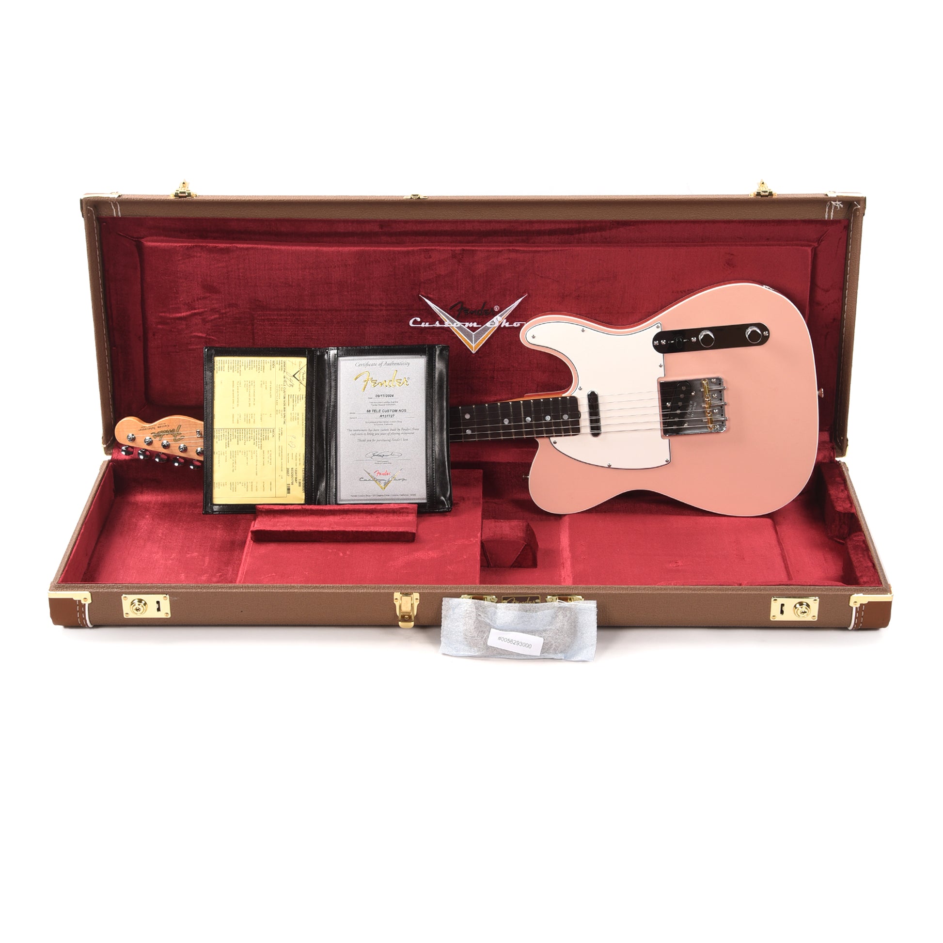 Fender Custom Shop 1968 Custom Telecaster "Chicago Special" NOS Shell Pink Top & Back w/Tahitian Coral Side Electric Guitars / Solid Body