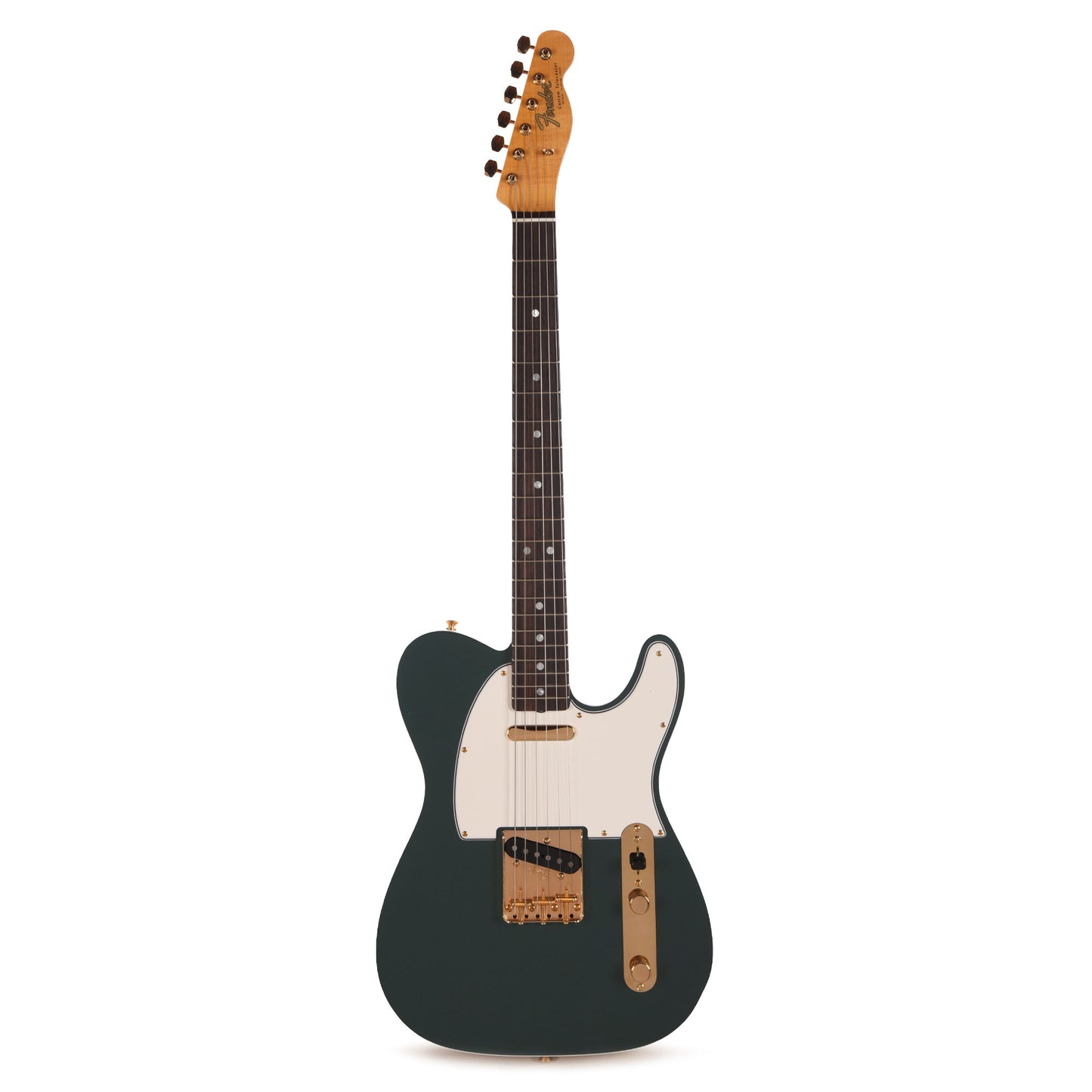 Fender Custom Shop 1968 Custom Telecaster "Chicago Special" NOS Sherwood Green Metallic Top & Back w/Aztec Gold Side Electric Guitars / Solid Body