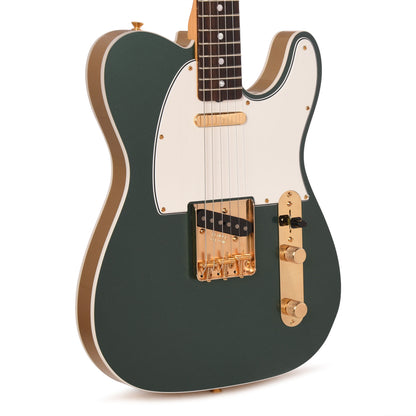 Fender Custom Shop 1968 Custom Telecaster "Chicago Special" NOS Sherwood Green Metallic Top & Back w/Aztec Gold Side Electric Guitars / Solid Body