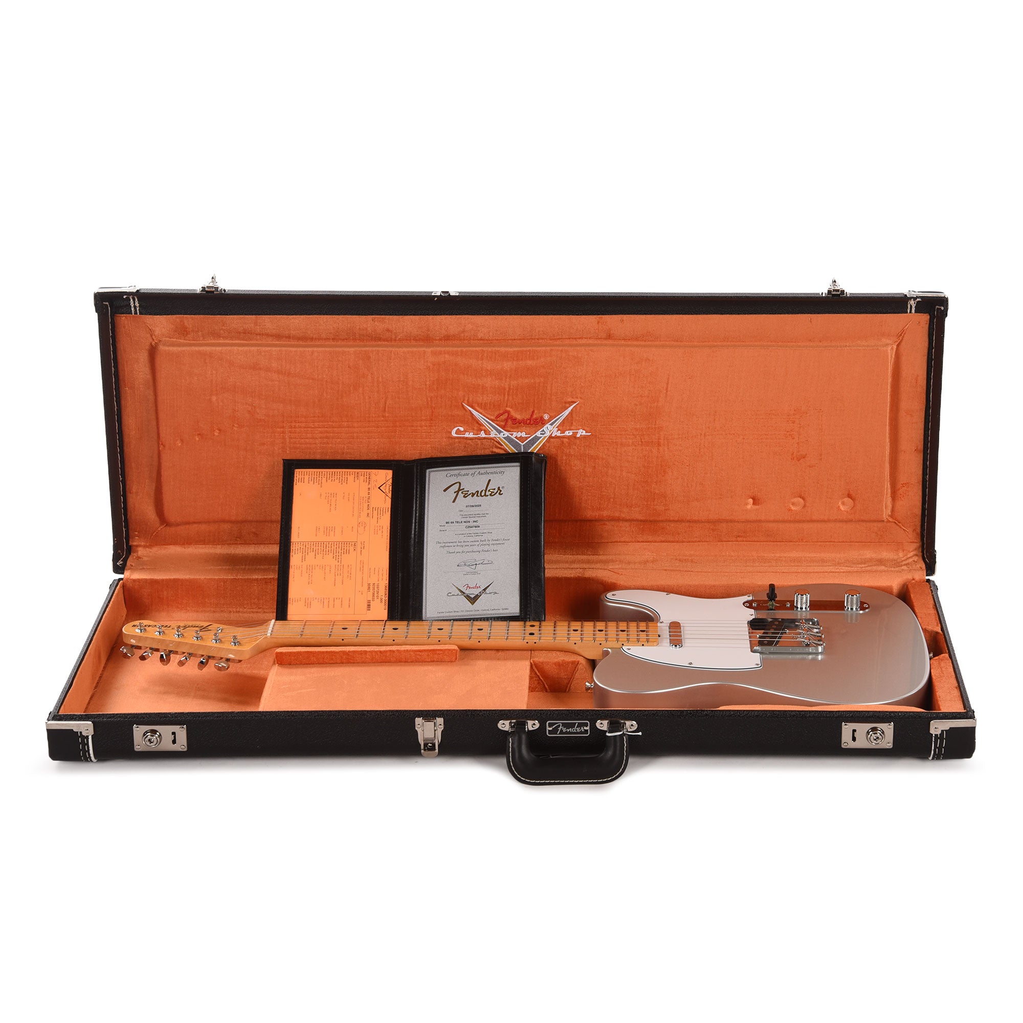 Fender Custom Shop 1969 Telecaster NOS Inca Silver Electric Guitars / Solid Body